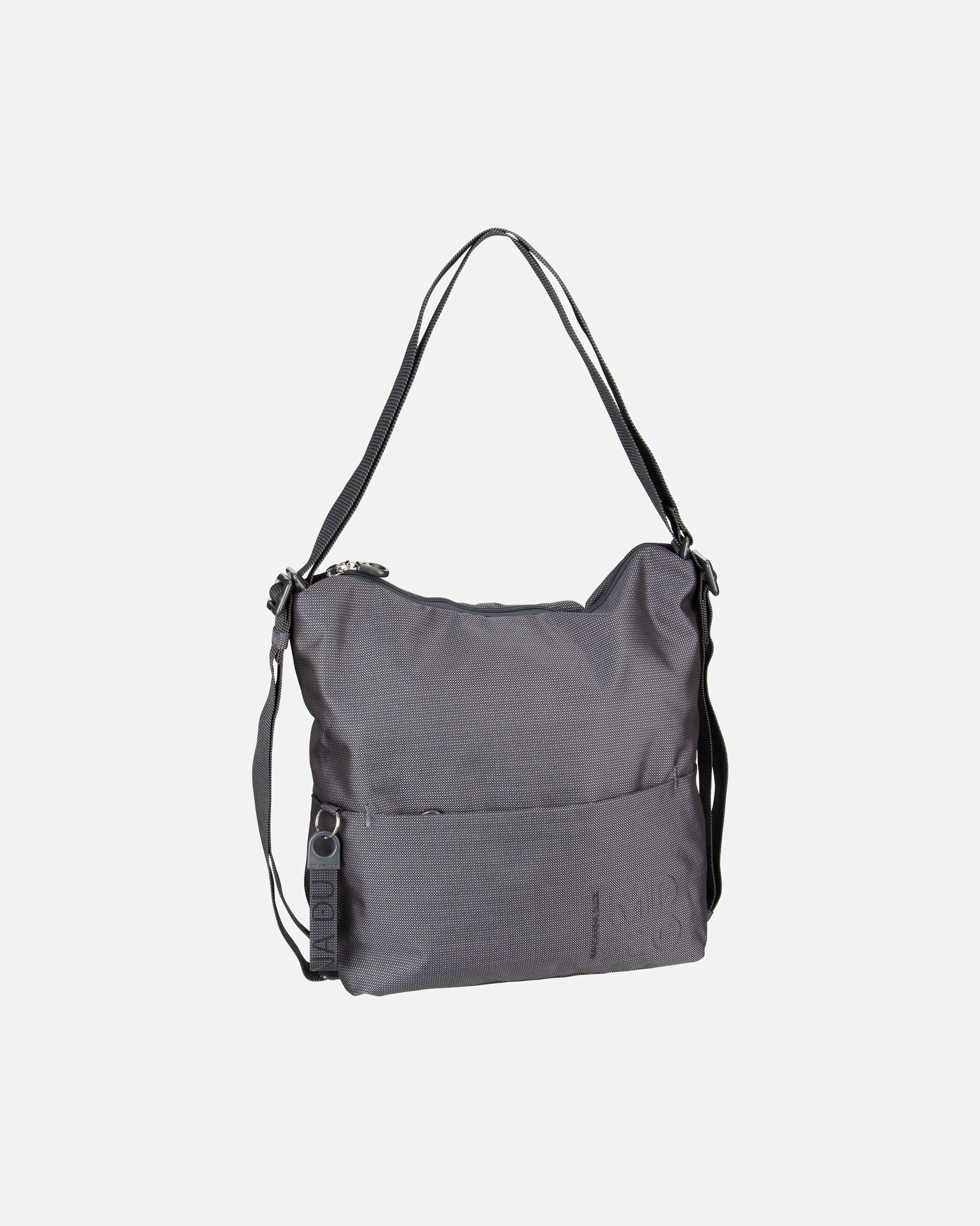 Umhängetasche für Weiblich Mandarina Duck Rucksack MD20 Medium Slide QMT38 Steel