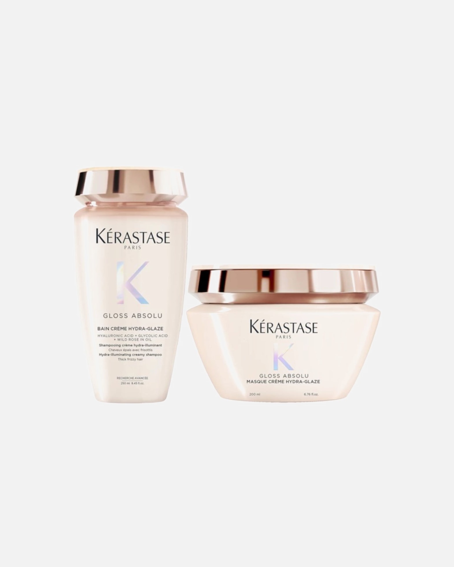 Haarpflegeset für Weiblich Kérastase Gloss Absolu CRÈME 2er Set (Bain / Masque) 1 Stück