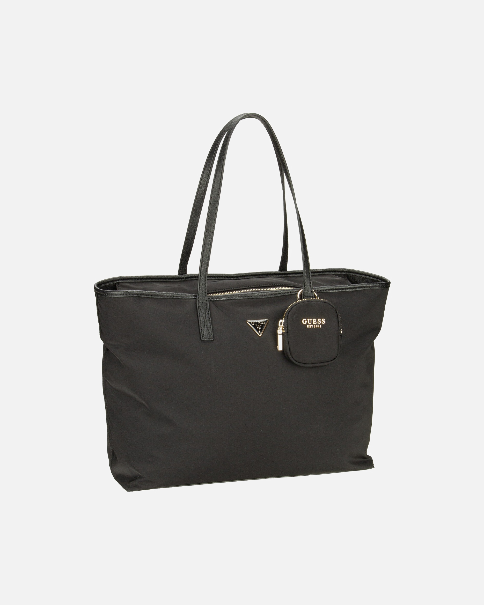 Shopper für Weiblich GUESS Shopper Eco Gemma Large Tech black