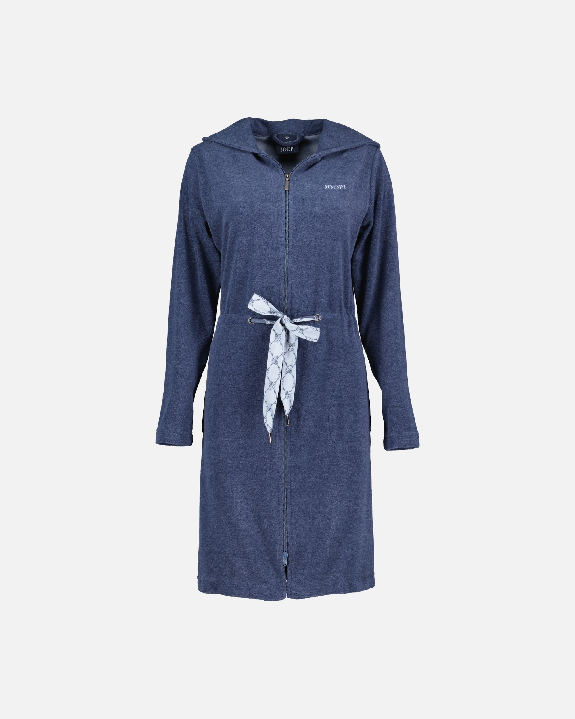 Bademantel für Weiblich JOOP! JOOP! Bademäntel Damen Kapuze Active 1659 blau - 11 1 Stück