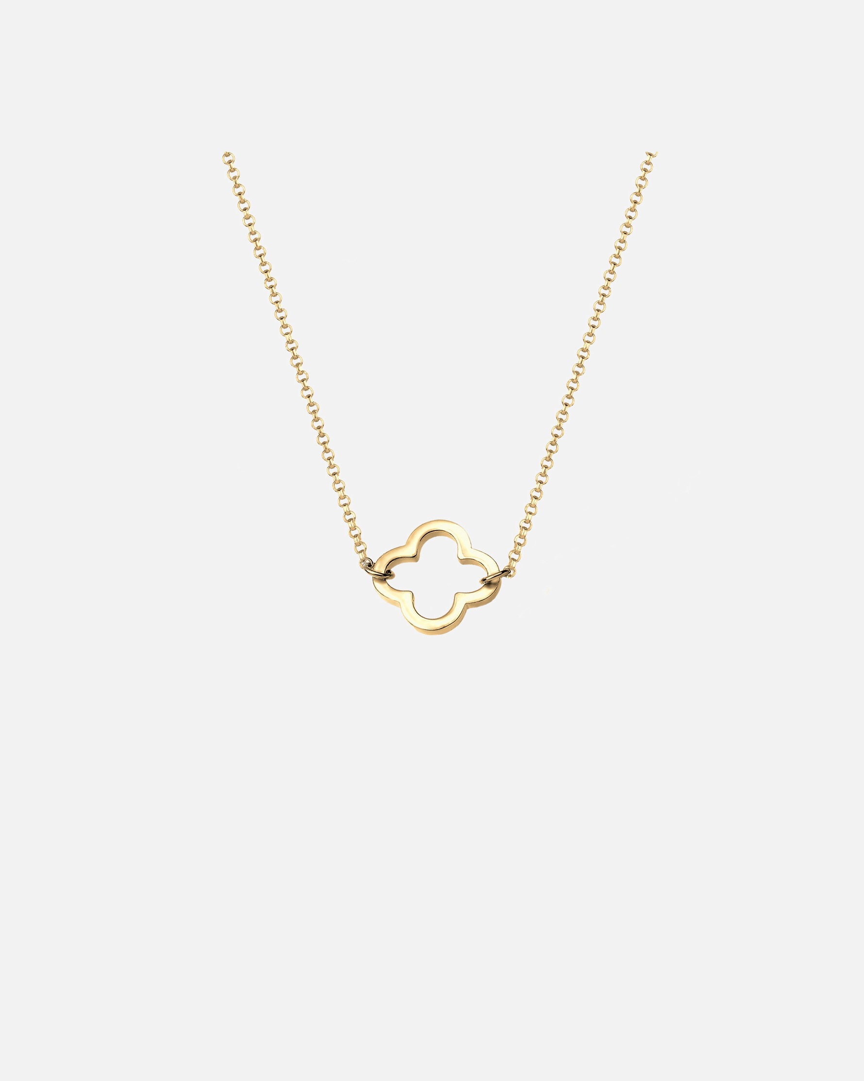 Halskette für Weiblich Elli Kleeblatt Glücksbringer Filigran Trend 925 Sterling Silber 1 Stück