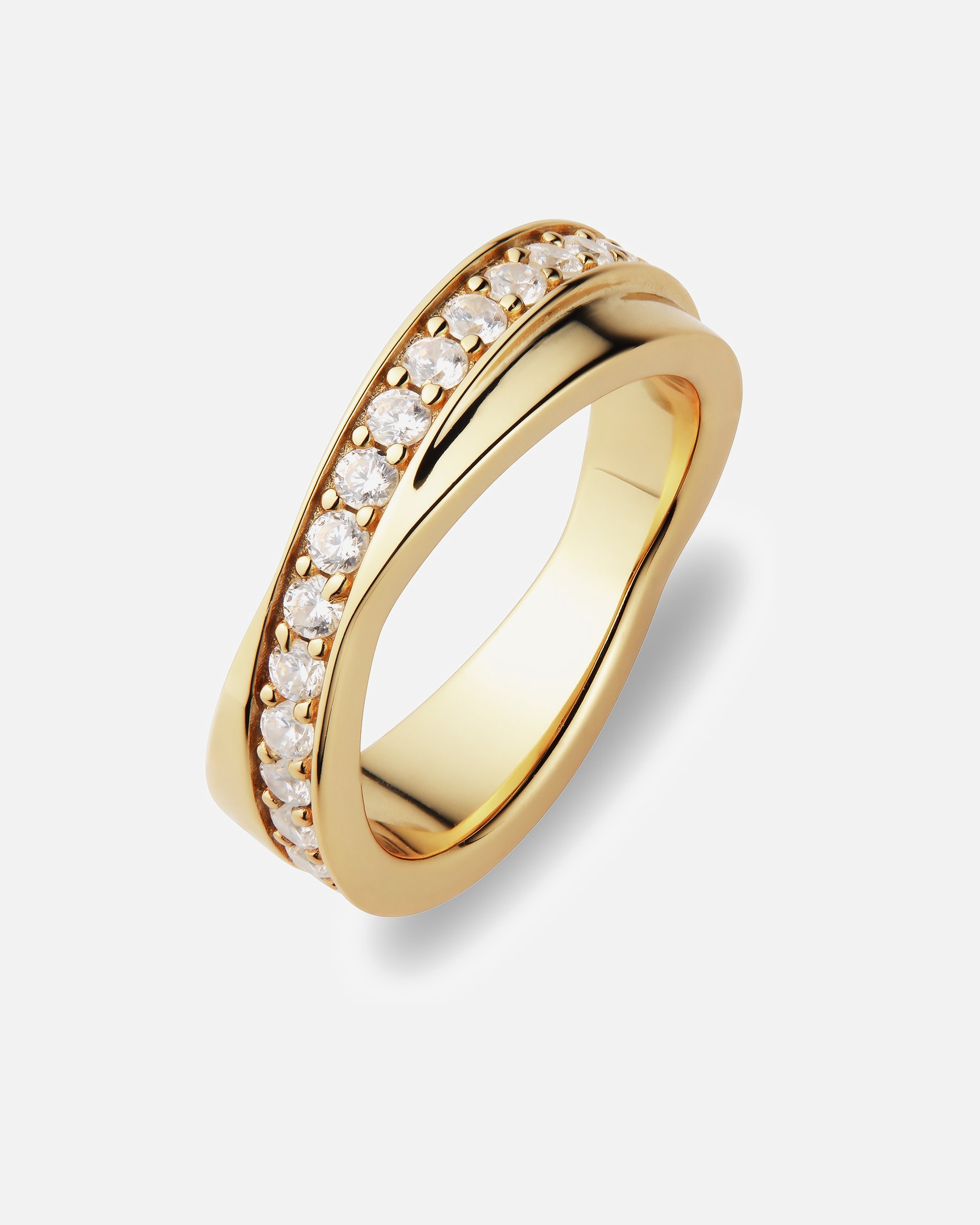 Ring für Weiblich Jette Damenring 925er Silber, recycelt 53