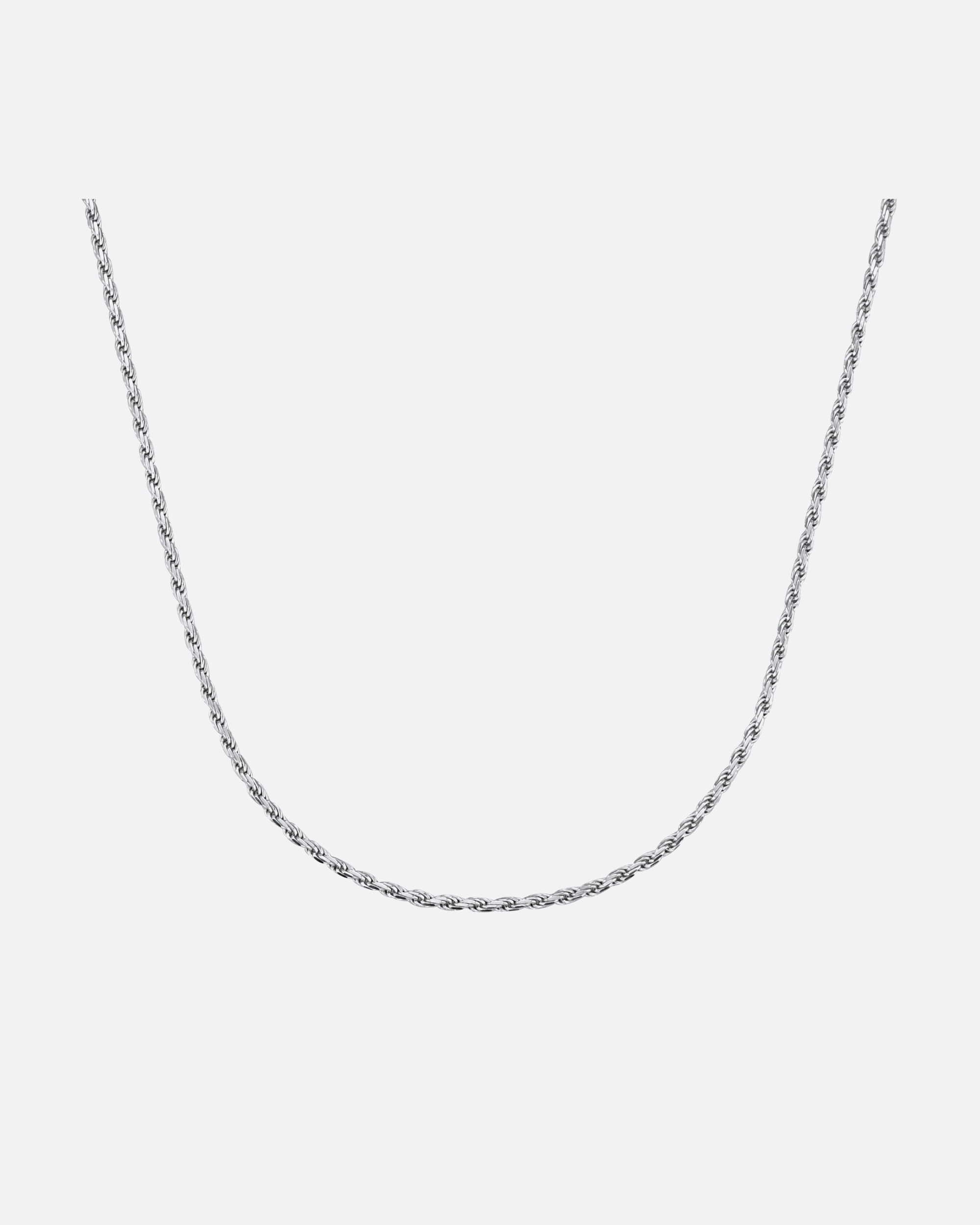 Halskette für Unisex Giorgio Martello Milano Kette diamantierte Kordelkette, Silber 925 42 cm
