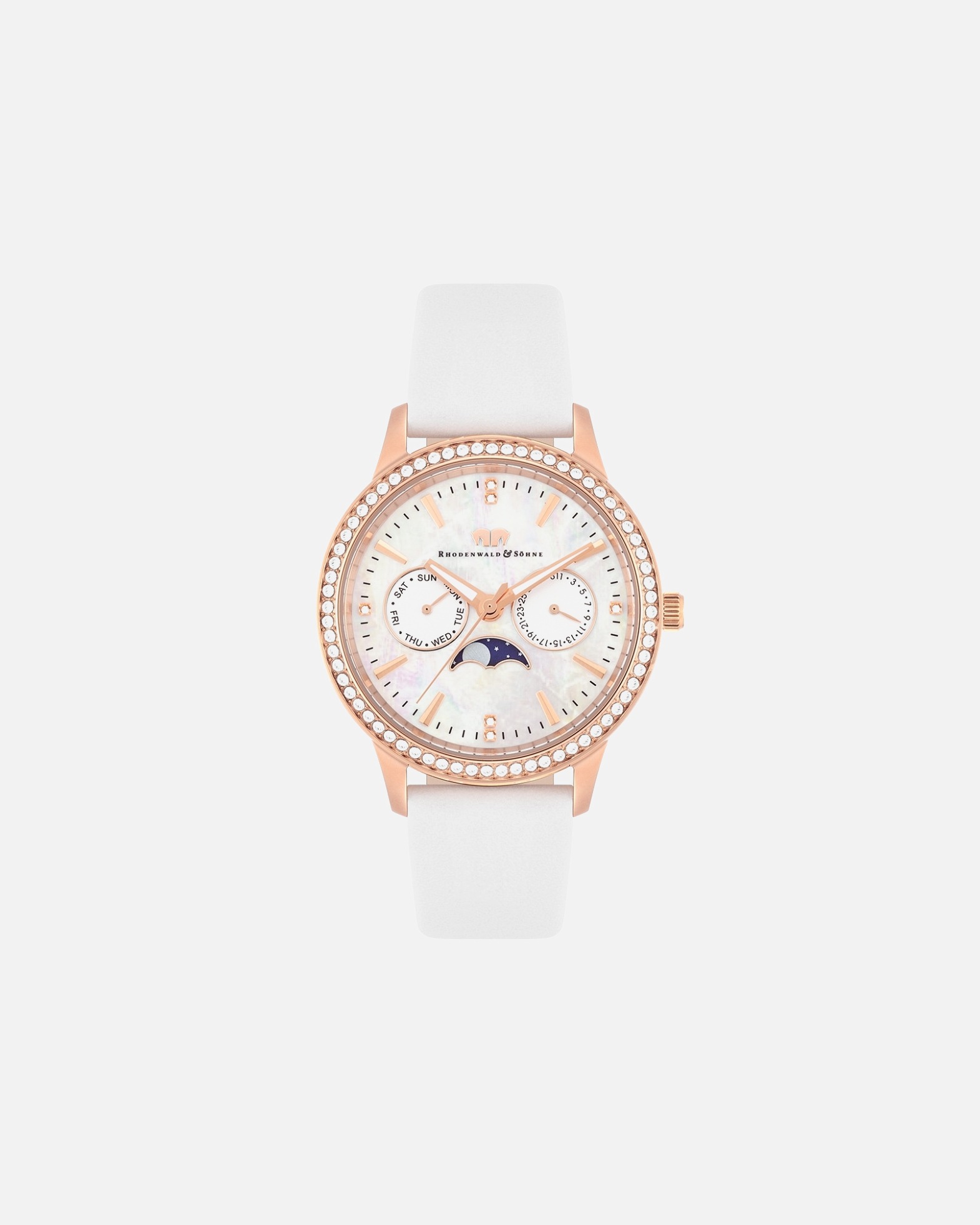 Uhr für Weiblich Armband-Uhr Amidala aus Echtleder in roségold 1 Stück