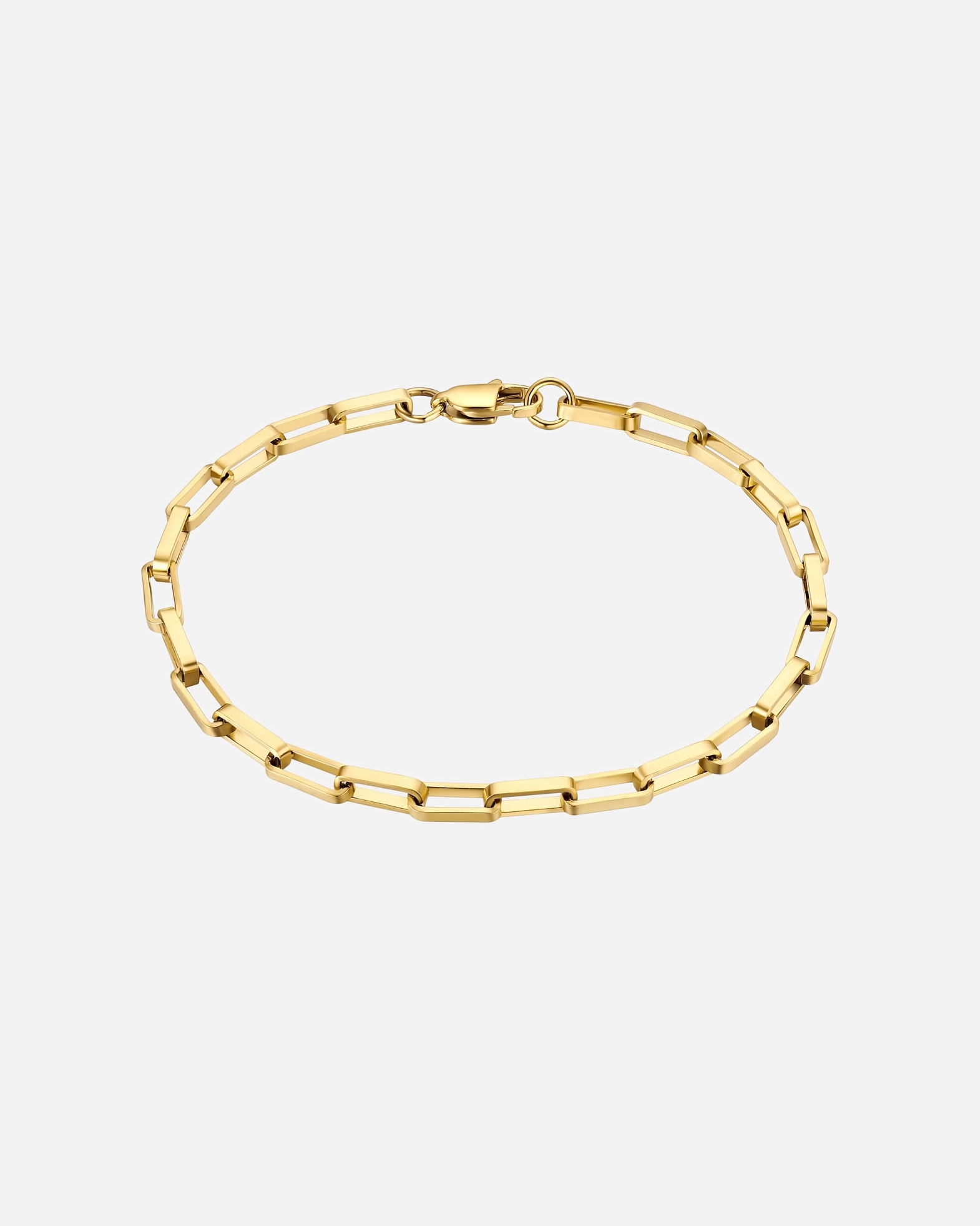 Armband für Männlich True Rebels Armband aus Edelstahl in gelbgold 21 cm