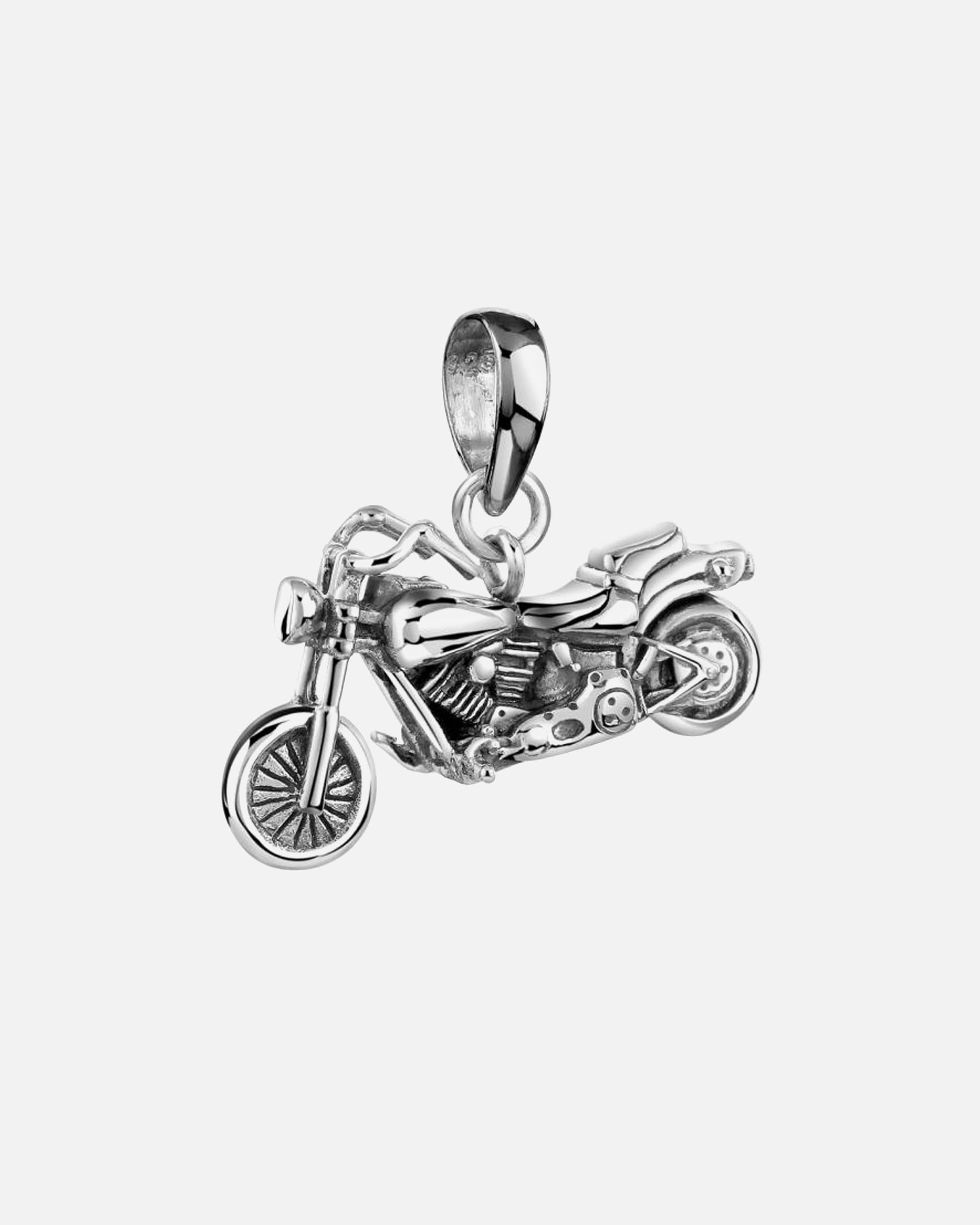 Schmuckanhänger für Männlich KUZZOI Herren Motorrad Bike Rock in 925 Sterling Silber 1 Stück