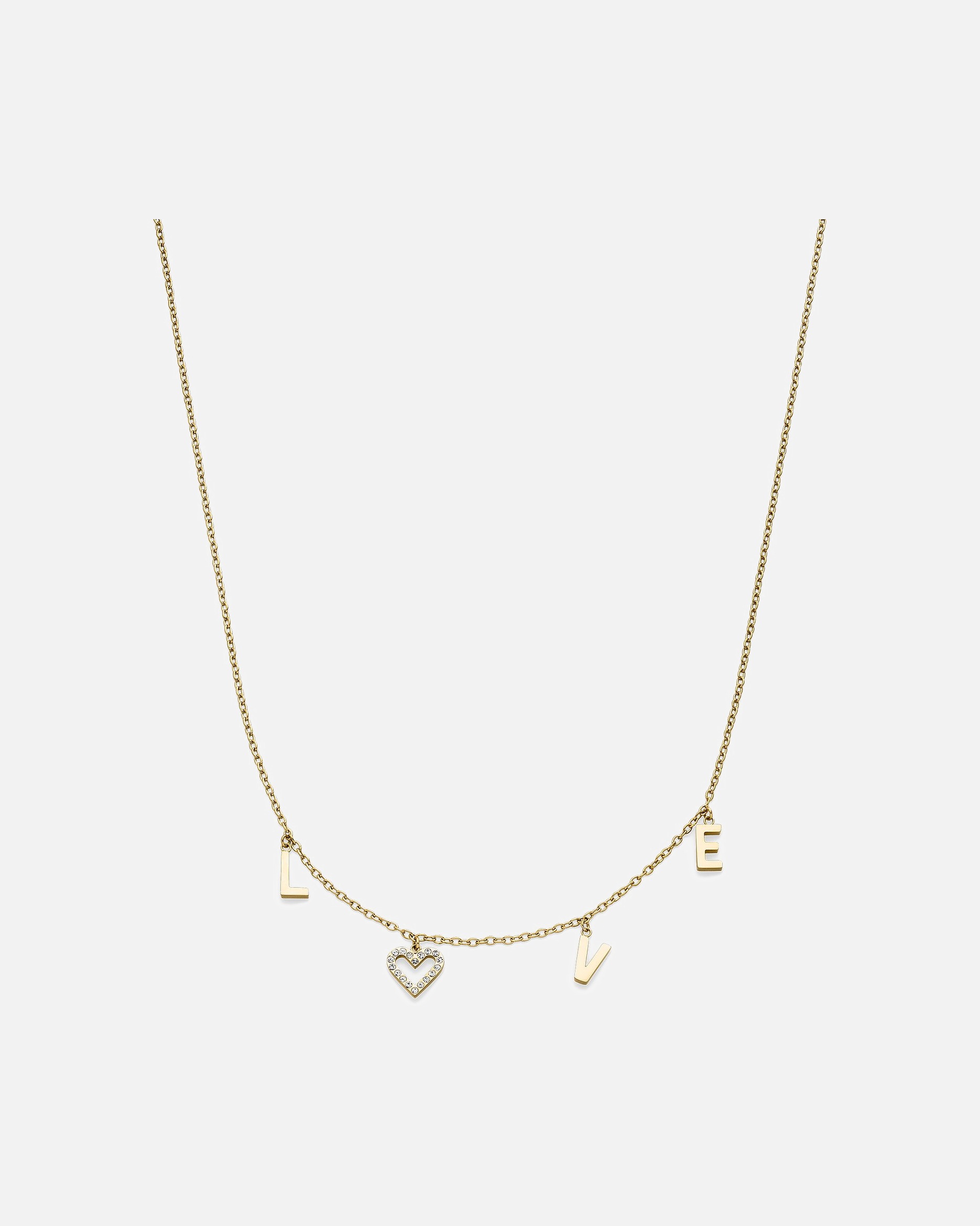 Kette für Weiblich s.Oliver Kette Edelstahl gold
