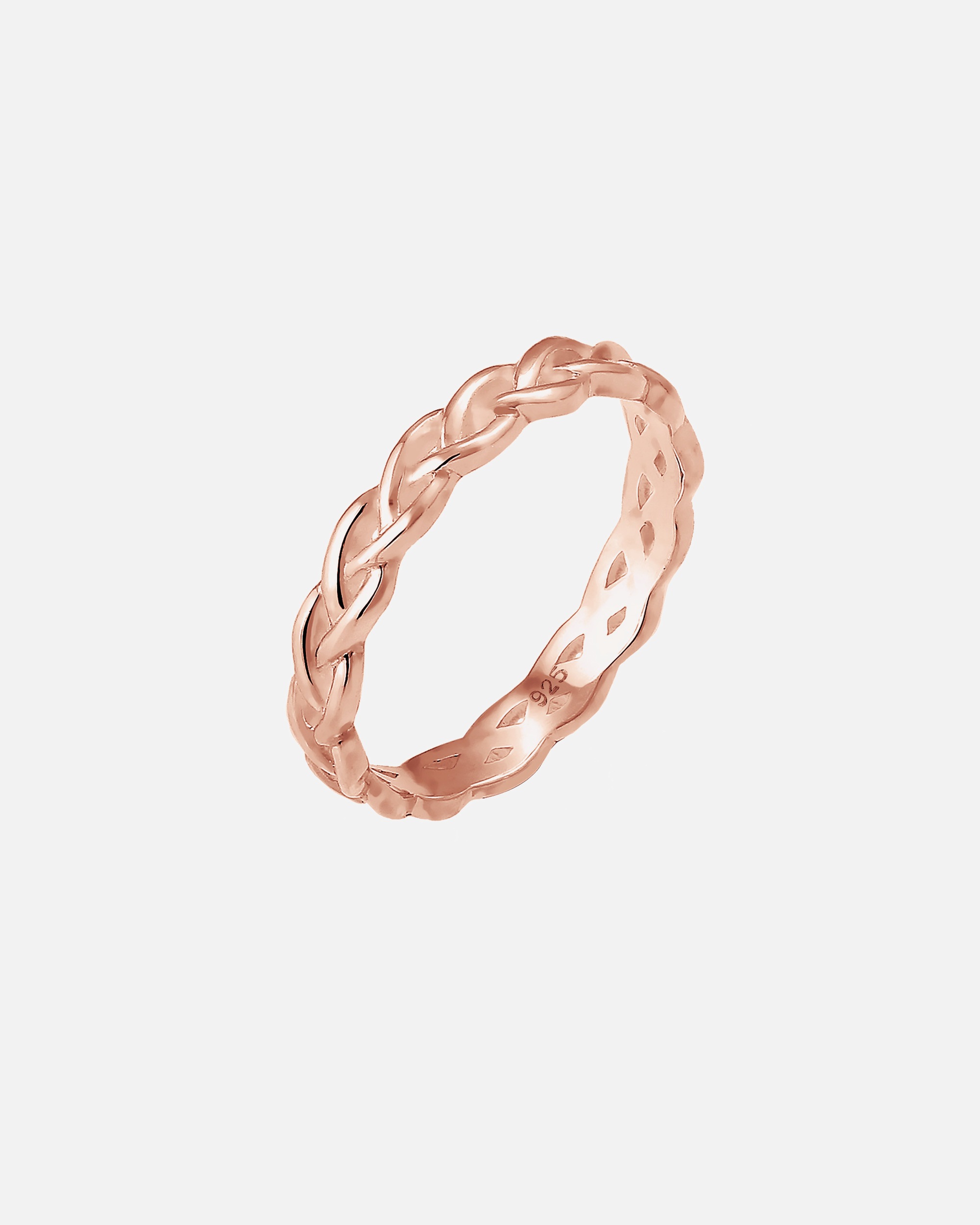 Ring für Weiblich Elli Knoten Twisted Trend Blogger Unendlich 925 Silber 54