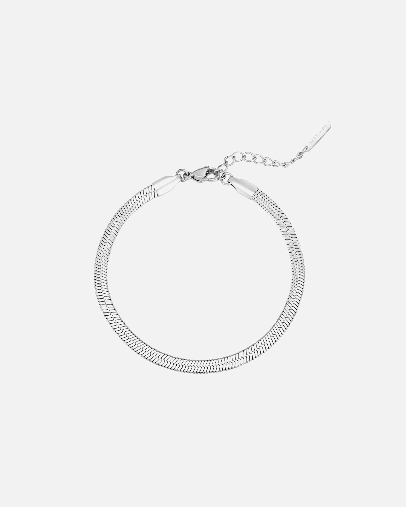 Armband für Weiblich EASTSIDE Armband aus Edelstahl in Silber 17,0 cm Basislänge + 3,0 cm Verlängerung