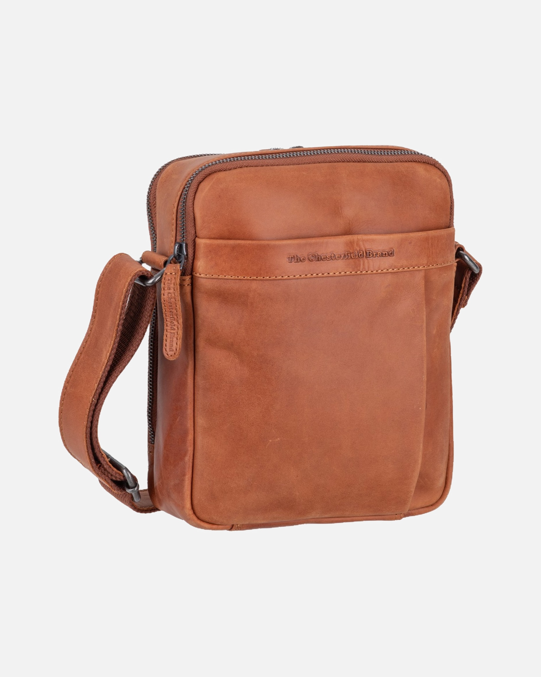 Umhängetasche für Männlich The Chesterfield Brand Bodybag Alva Cognac