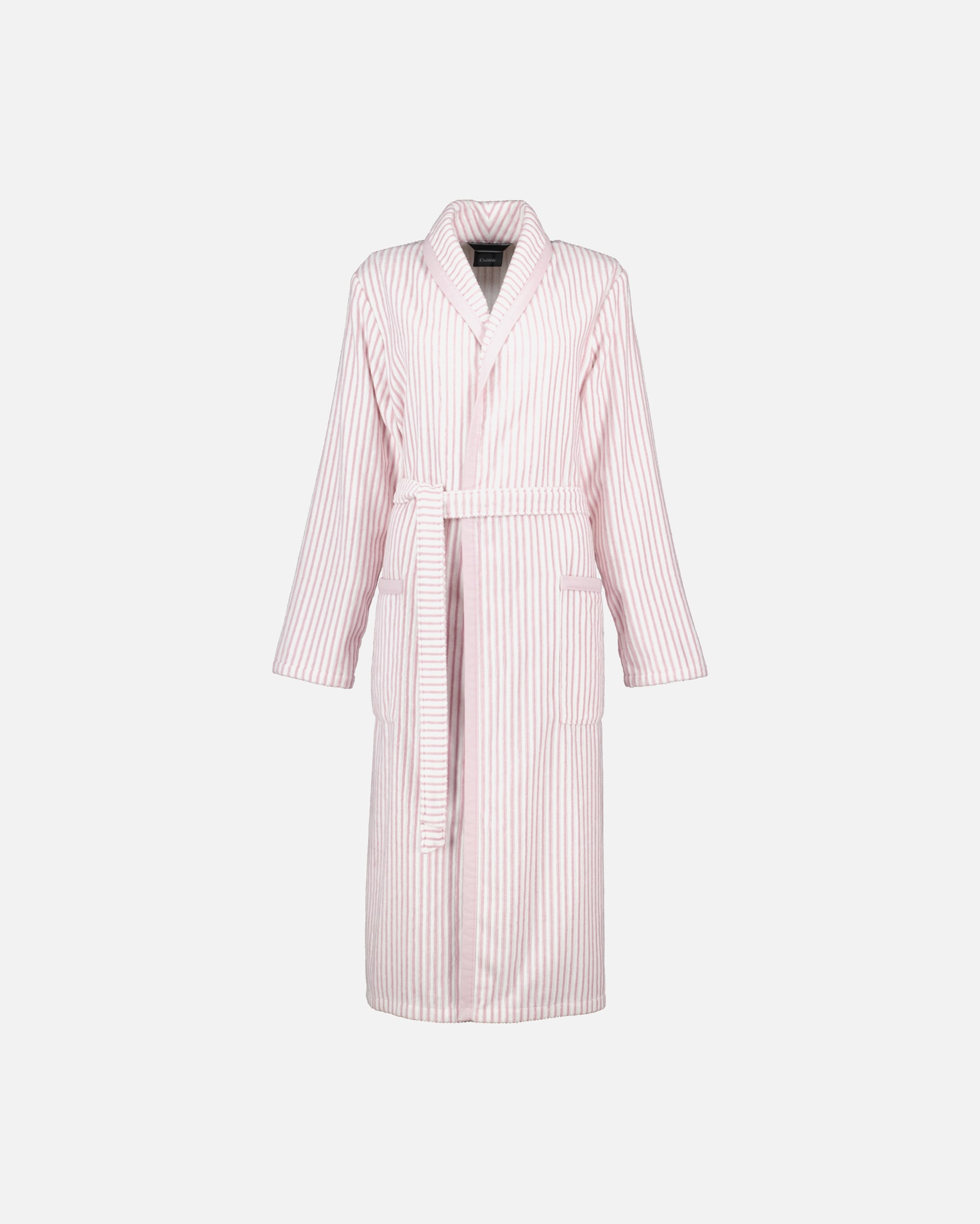 Bademantel für Weiblich Cawö Cawö Bademäntel Damen Schalkragen 3423 malve - 22 M