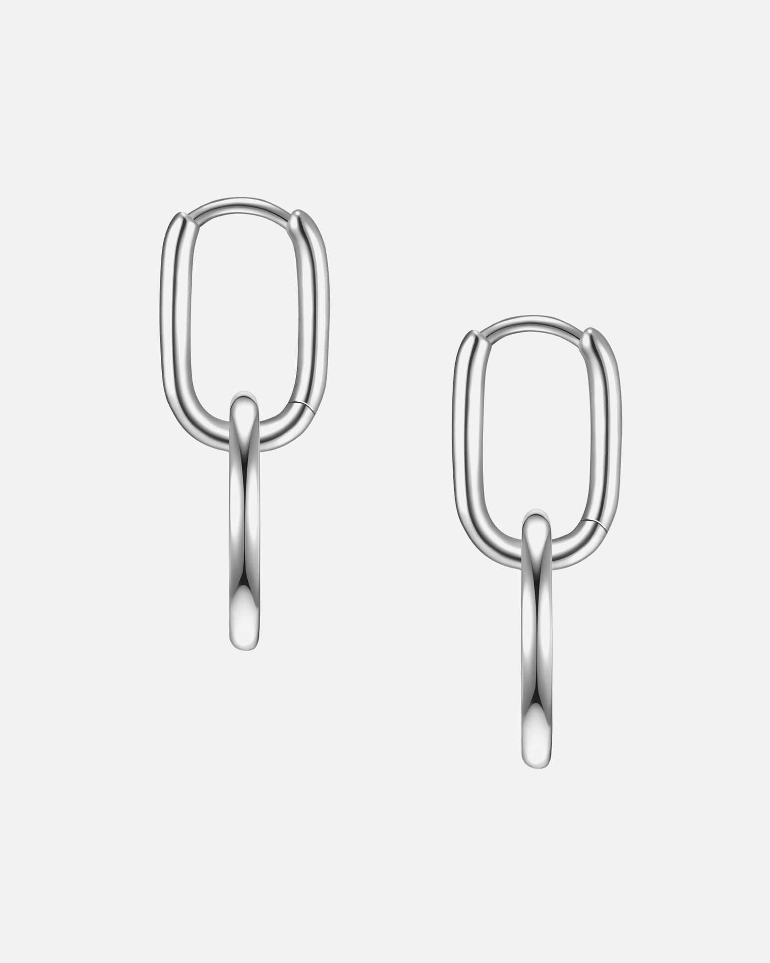 Creolen für Weiblich Glanzstücke München Creolen aus Sterling Silber in silber 32,9 mm