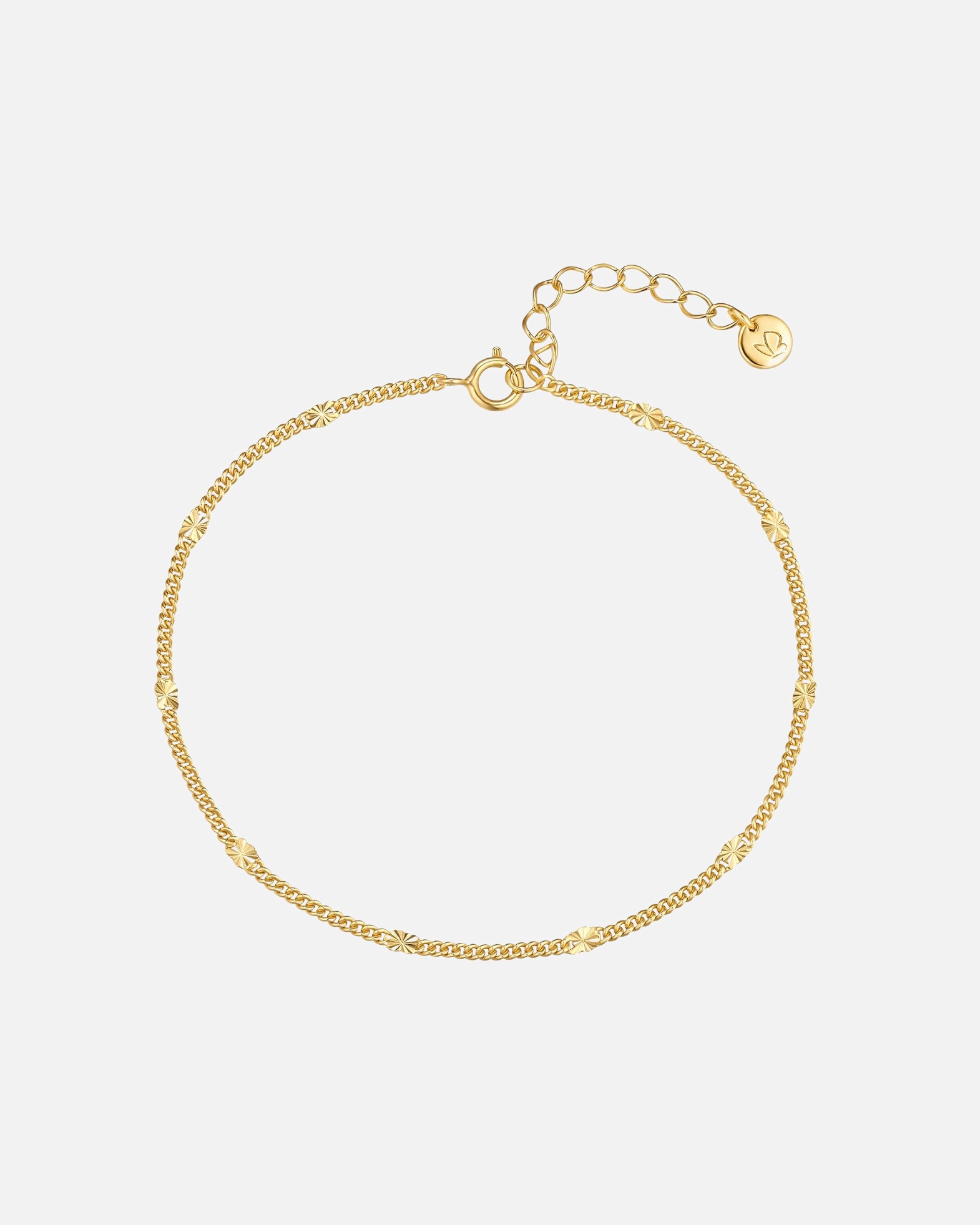 Armband für Weiblich Glanzstücke München Armband aus Sterling Silber in gelbgold 17,0 cm Basislänge + 3,0 cm Verlängerung