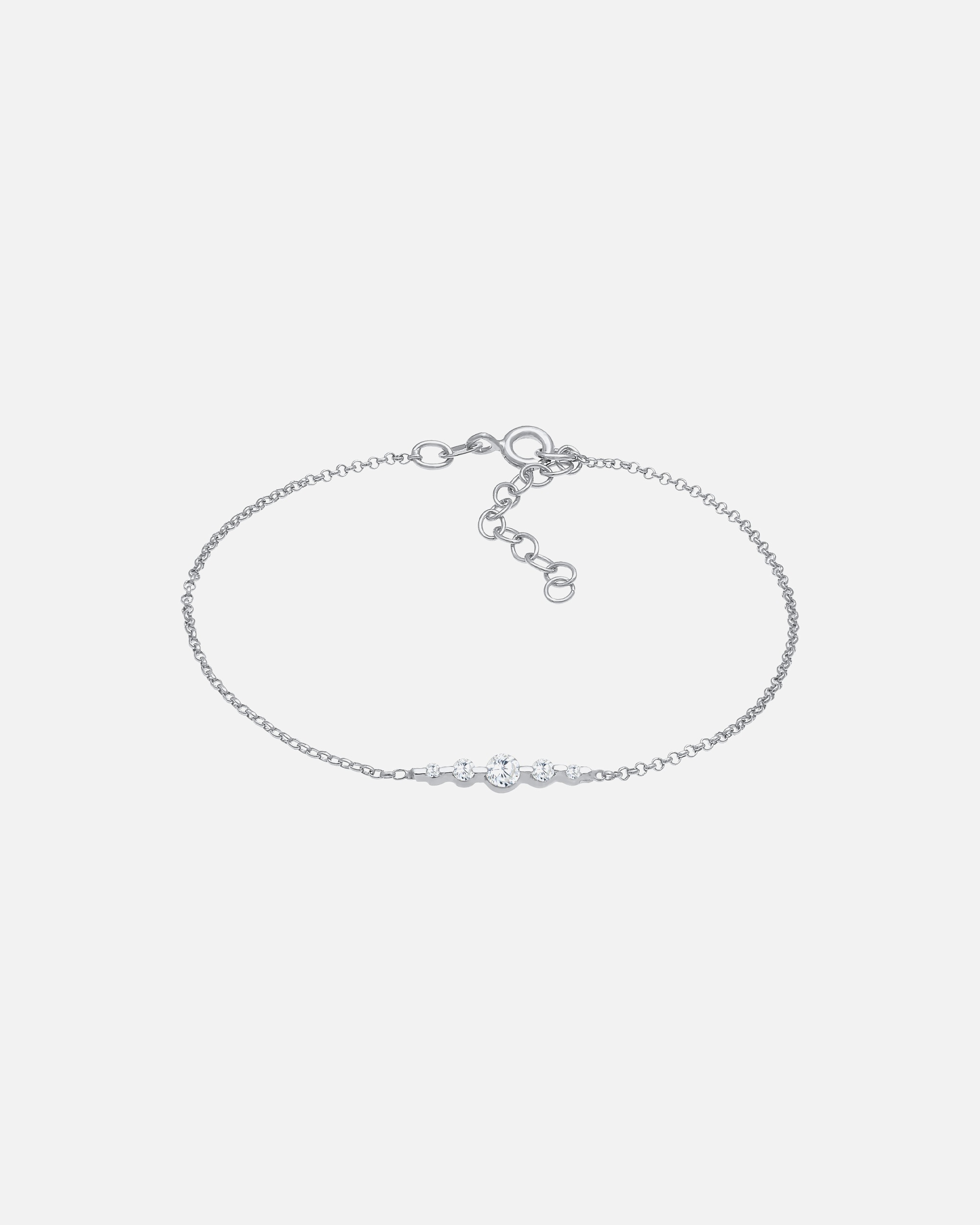 Armband für Weiblich Elli Klassisch Funkelnd Zirkonia Kristalle 925 Silber 1 Stück