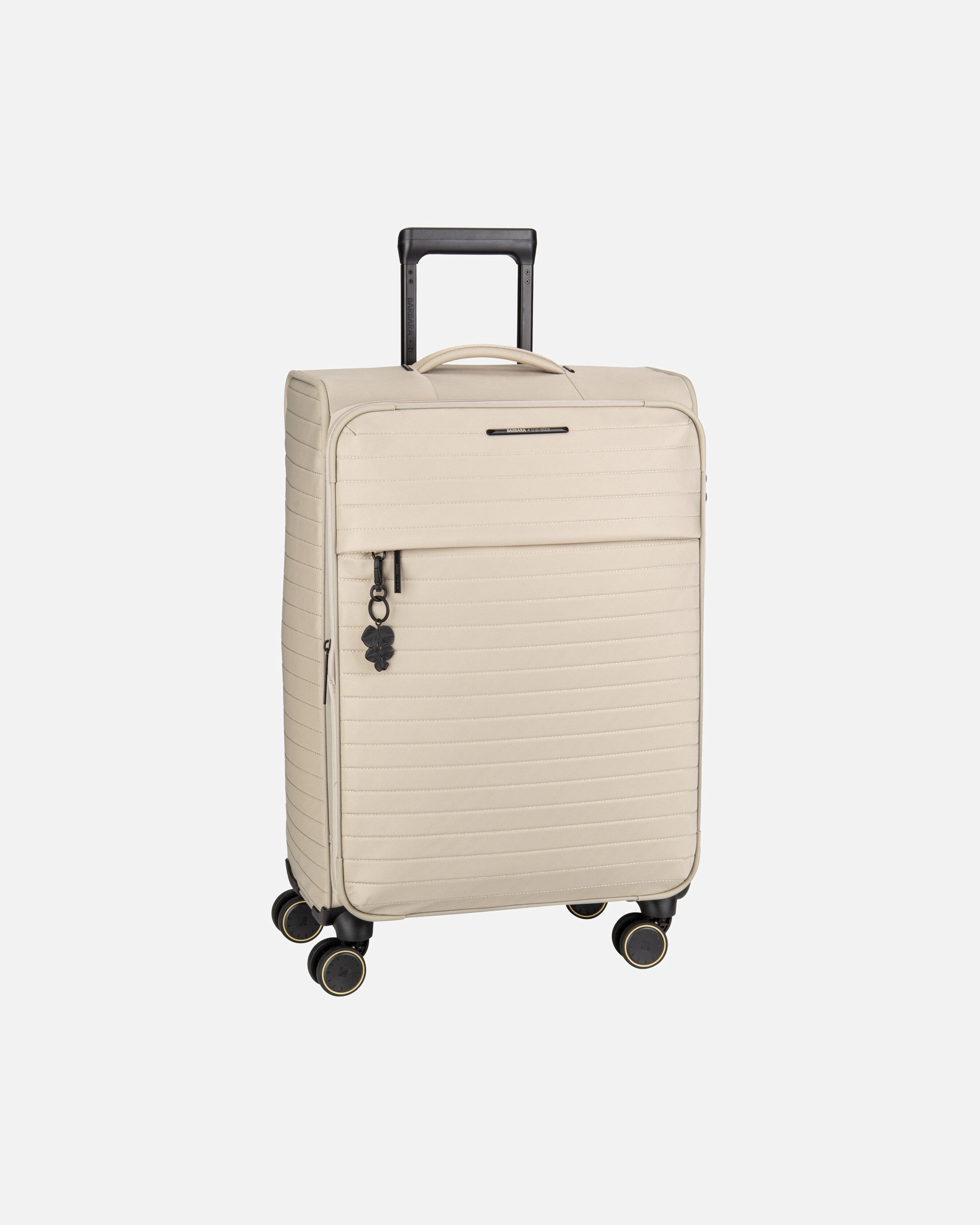 Trolley für Weiblich Travelite Trolley Barbara Stepp 4W Trolley M Exp Satin Nude