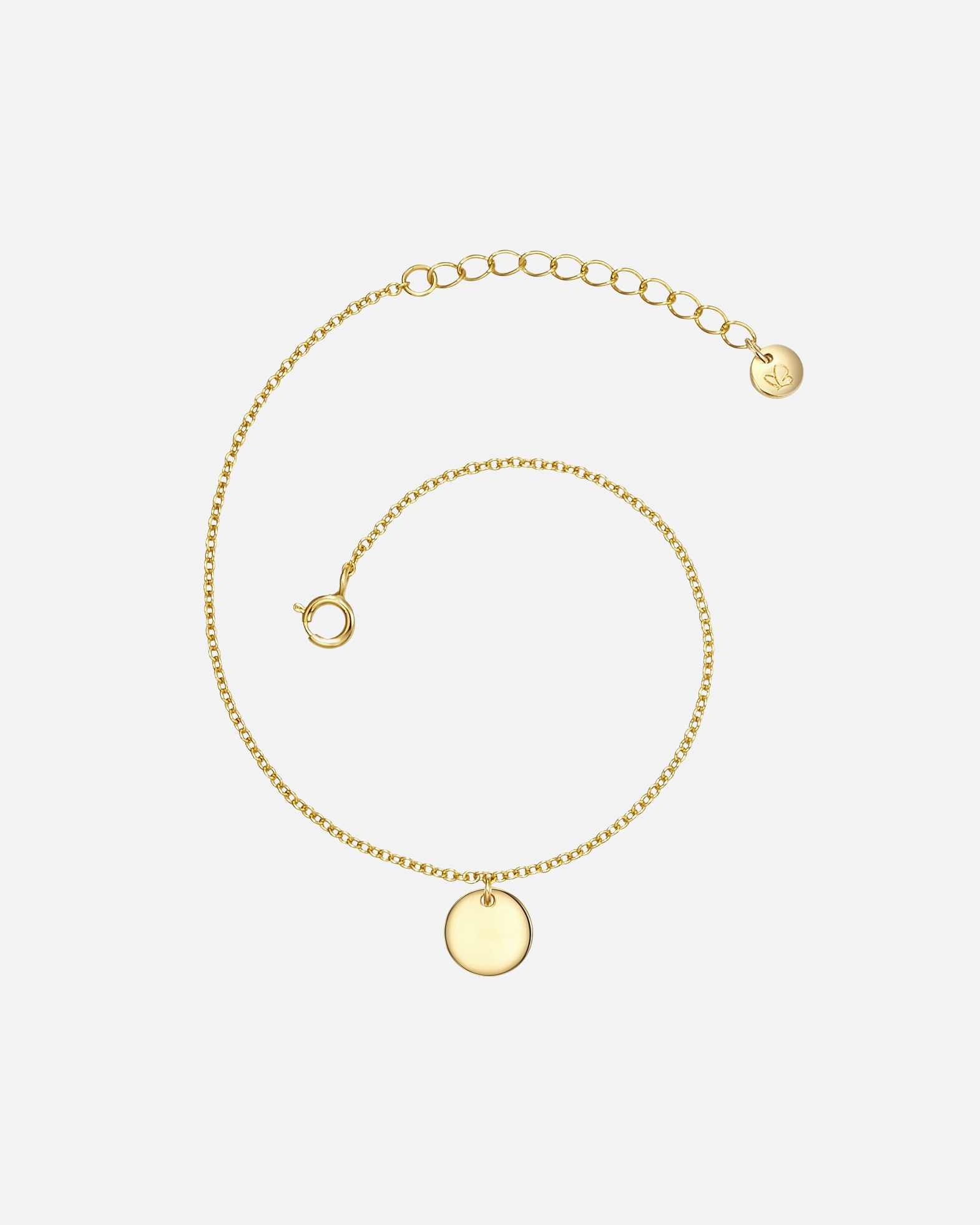 Armband für Weiblich Glanzstücke München Armband Kreis Sterling Silber in Gelbgold 1 Stück