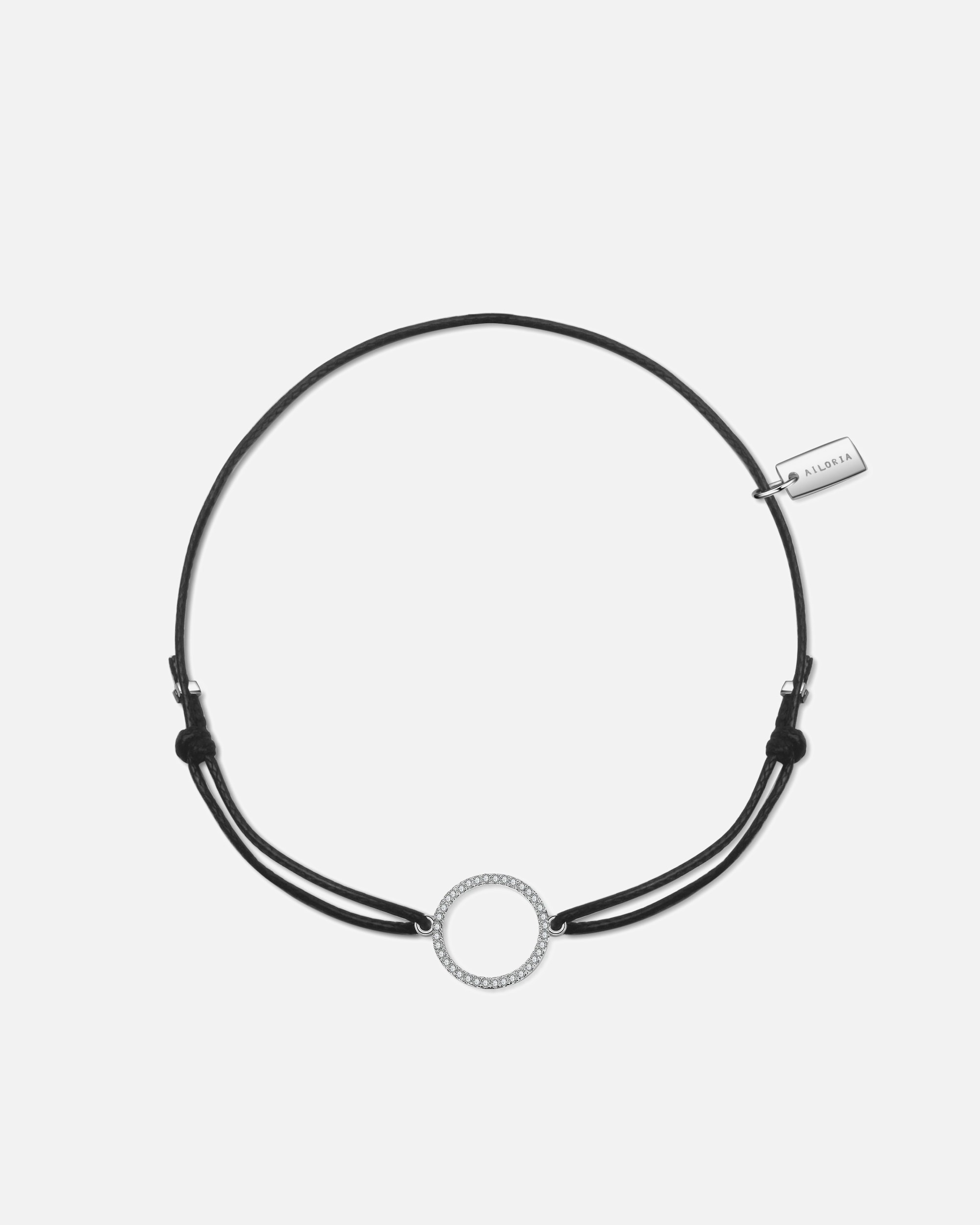 Armband für Weiblich Ailoria LAURE Armband schwarz/silber 1 Stück