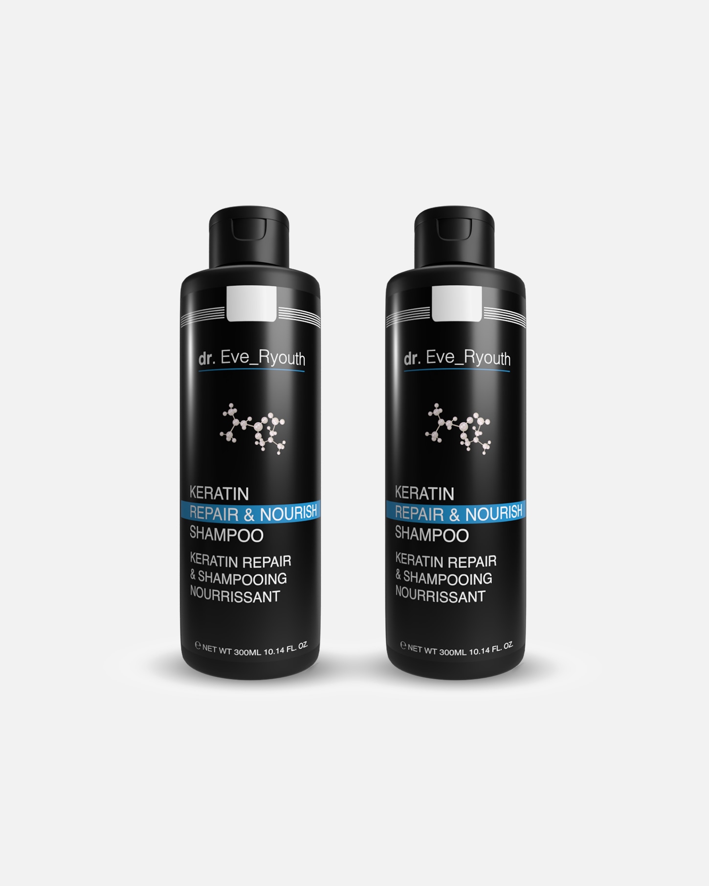 Shampoo für Weiblich Dr. Eve_Ryouth Keratin Pflege Duo 1 Stück