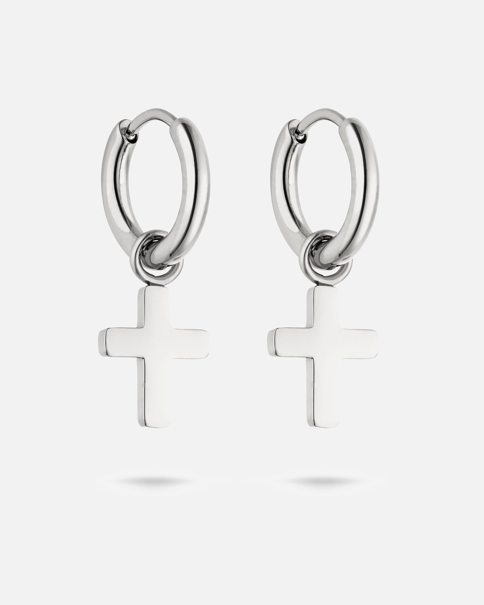 Ohrringe für Weiblich s.Oliver Creolen-Anhänger Edelstahl silber