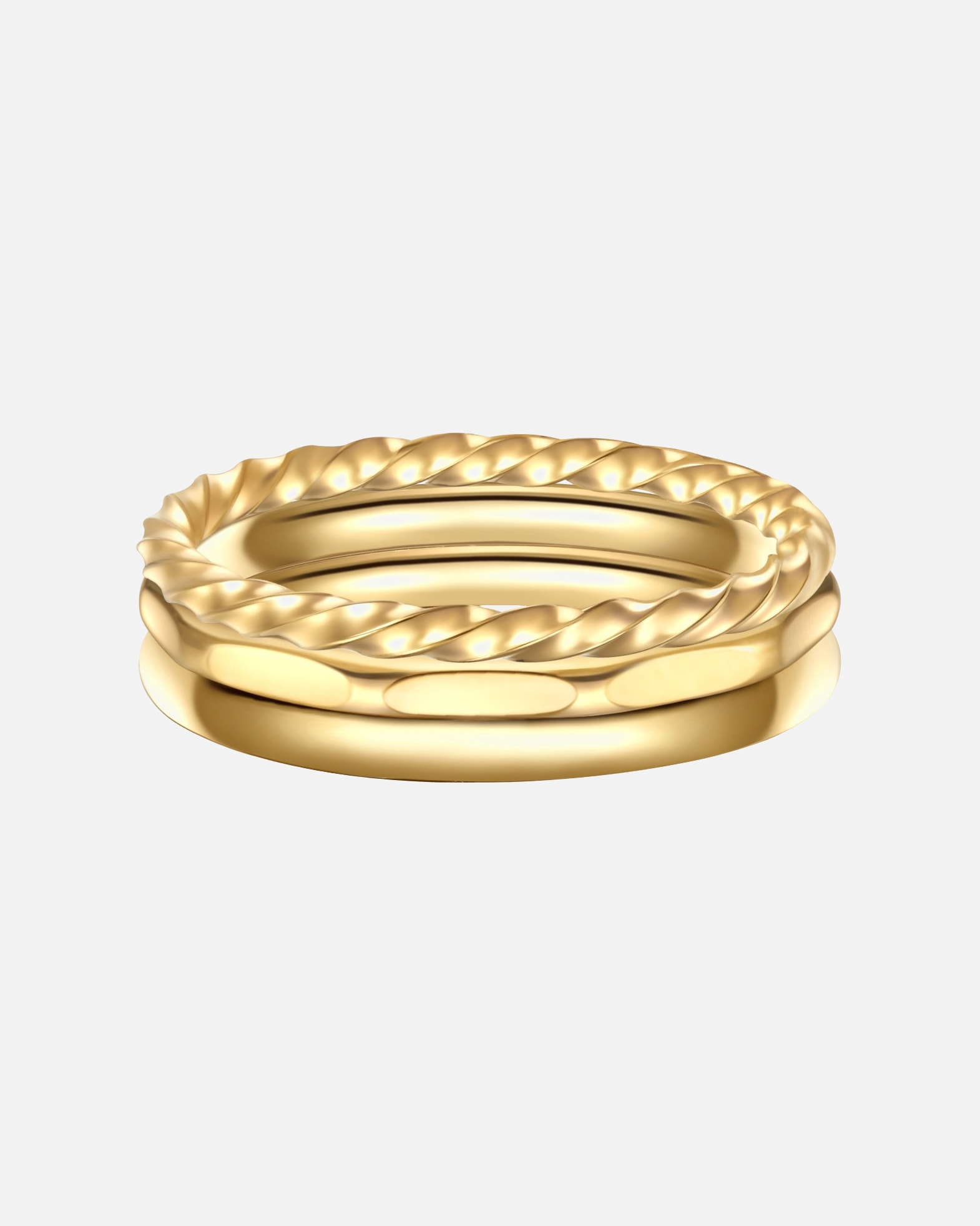 Ring für Weiblich EASTSIDE Ring Edelstahl in Gelbgold 52