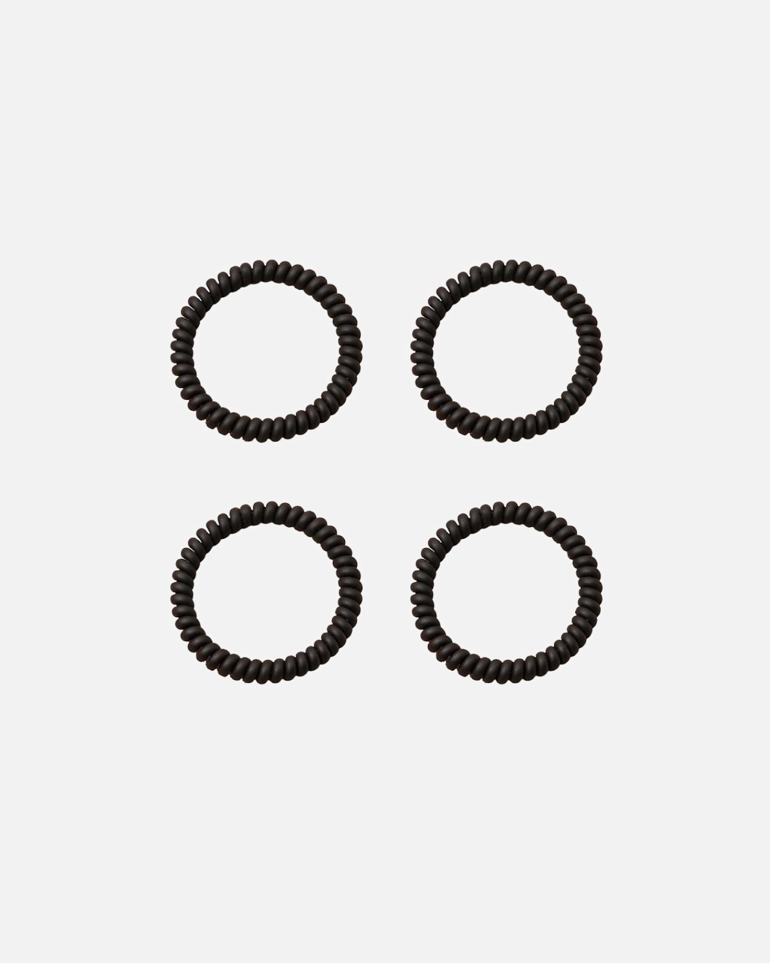 Haargummi für Weiblich SOHO Wave Spiral Haargummis Schwarz