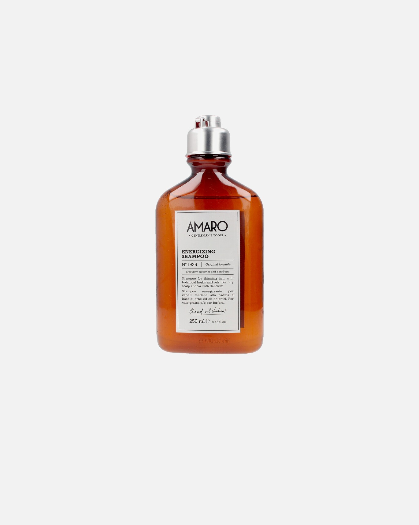 Shampoo für Männlich Farmavita AMARO Energieshampoo Nr. 1925 Originalrezeptur 250 ml