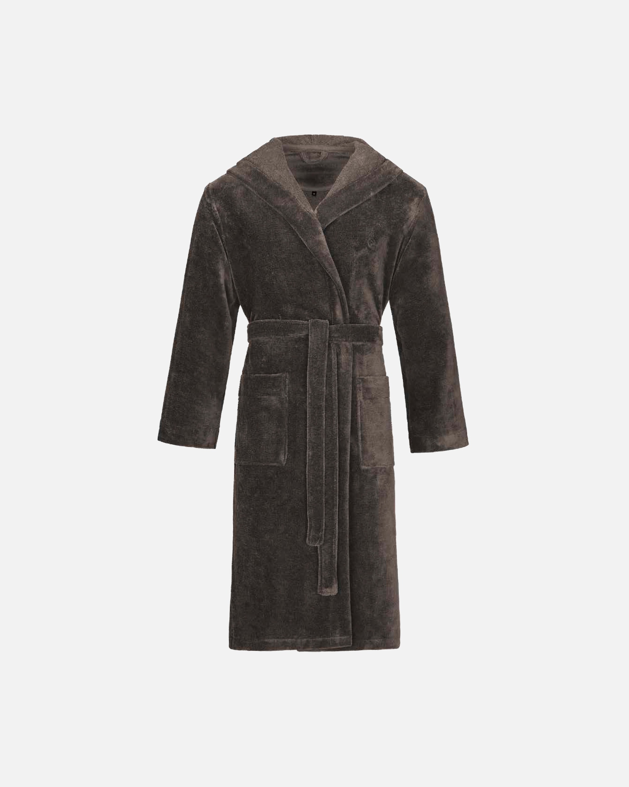 Bademantel für Unisex Bugatti Bugatti Bademäntel Herren Kapuze Roberto coffee bean - 6880 L