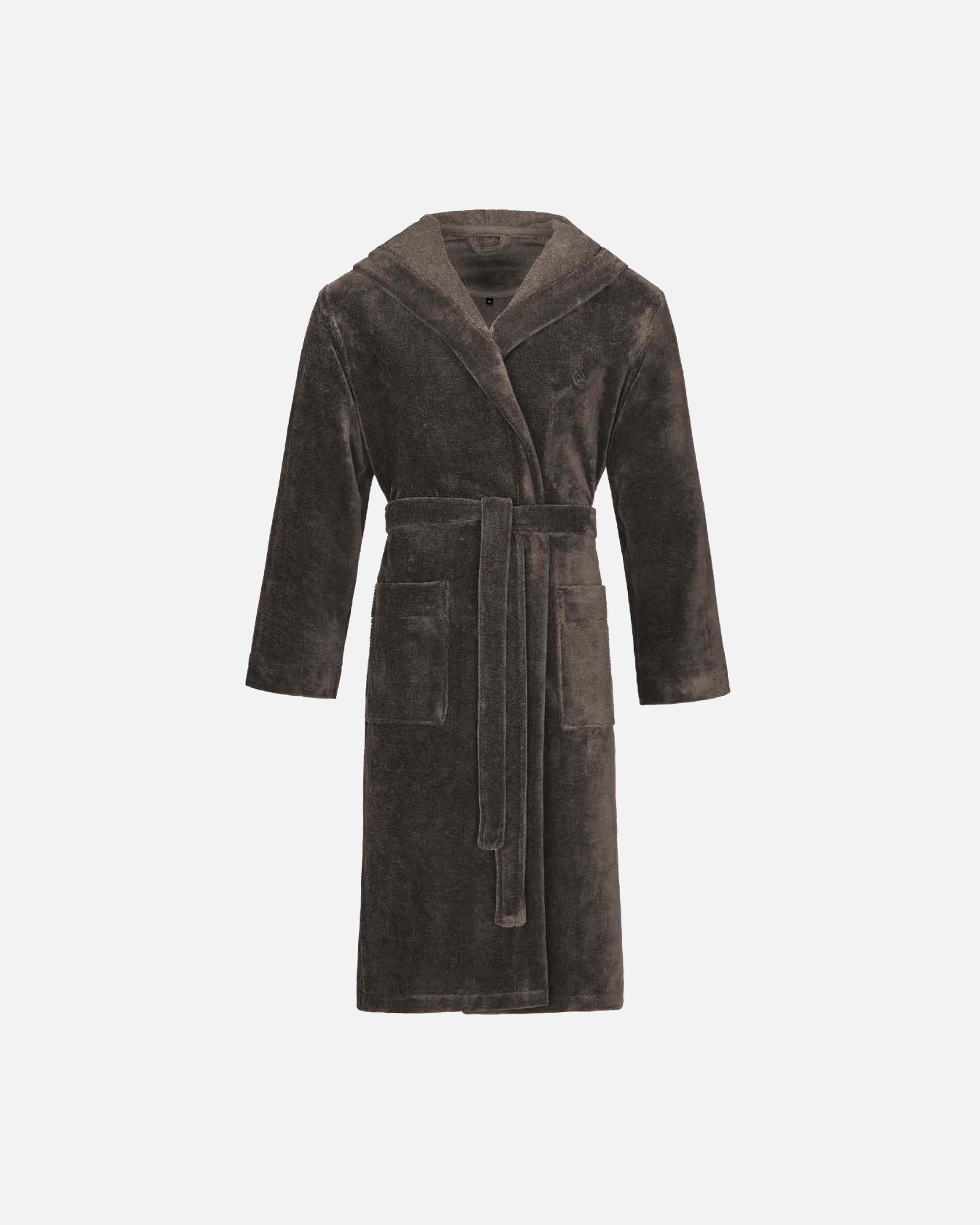 Bademantel für Unisex Bugatti Bugatti Bademäntel Herren Kapuze Roberto coffee bean - 6880 M