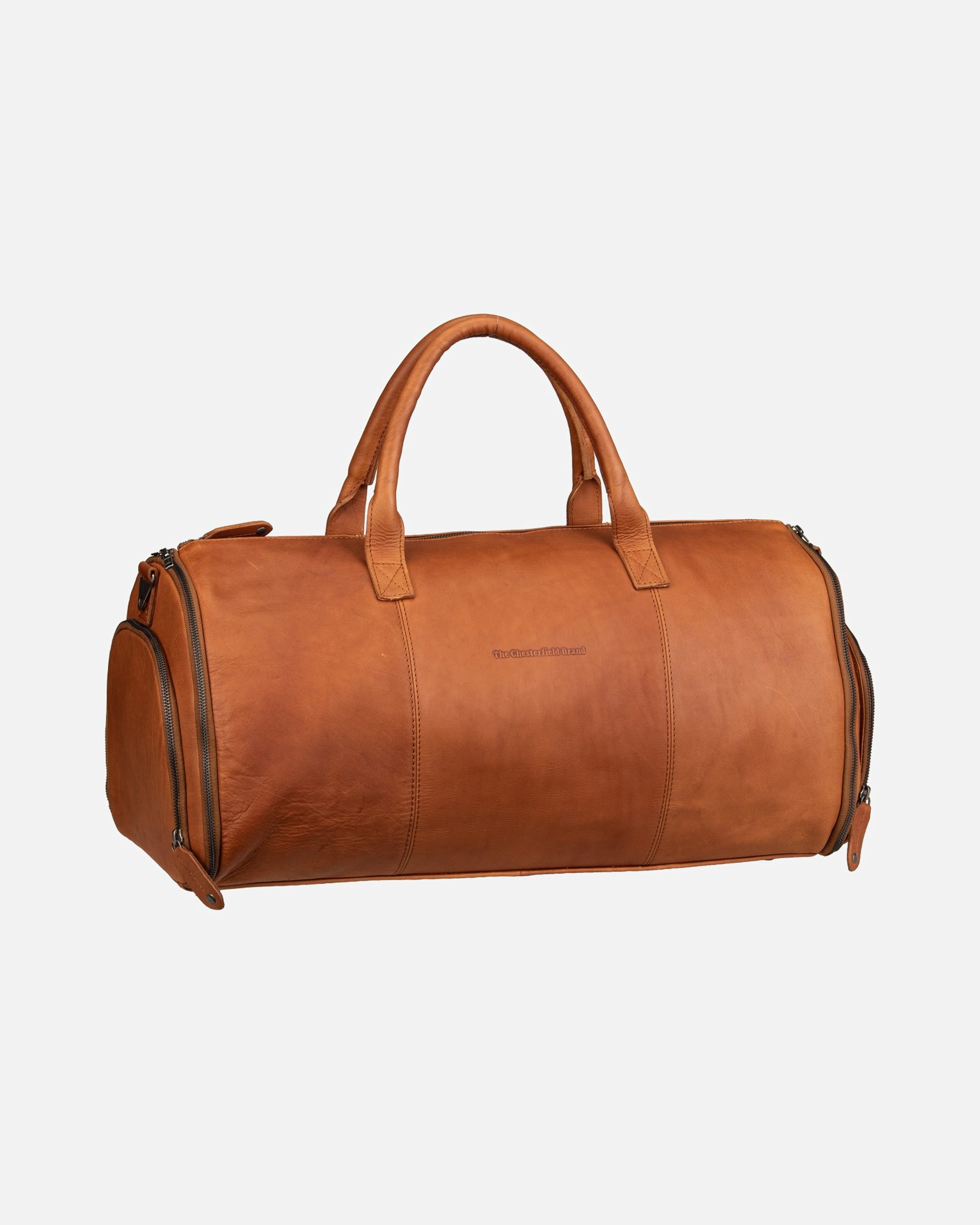 Reisetasche für Unisex The Chesterfield Brand Weekender Finlay Cognac