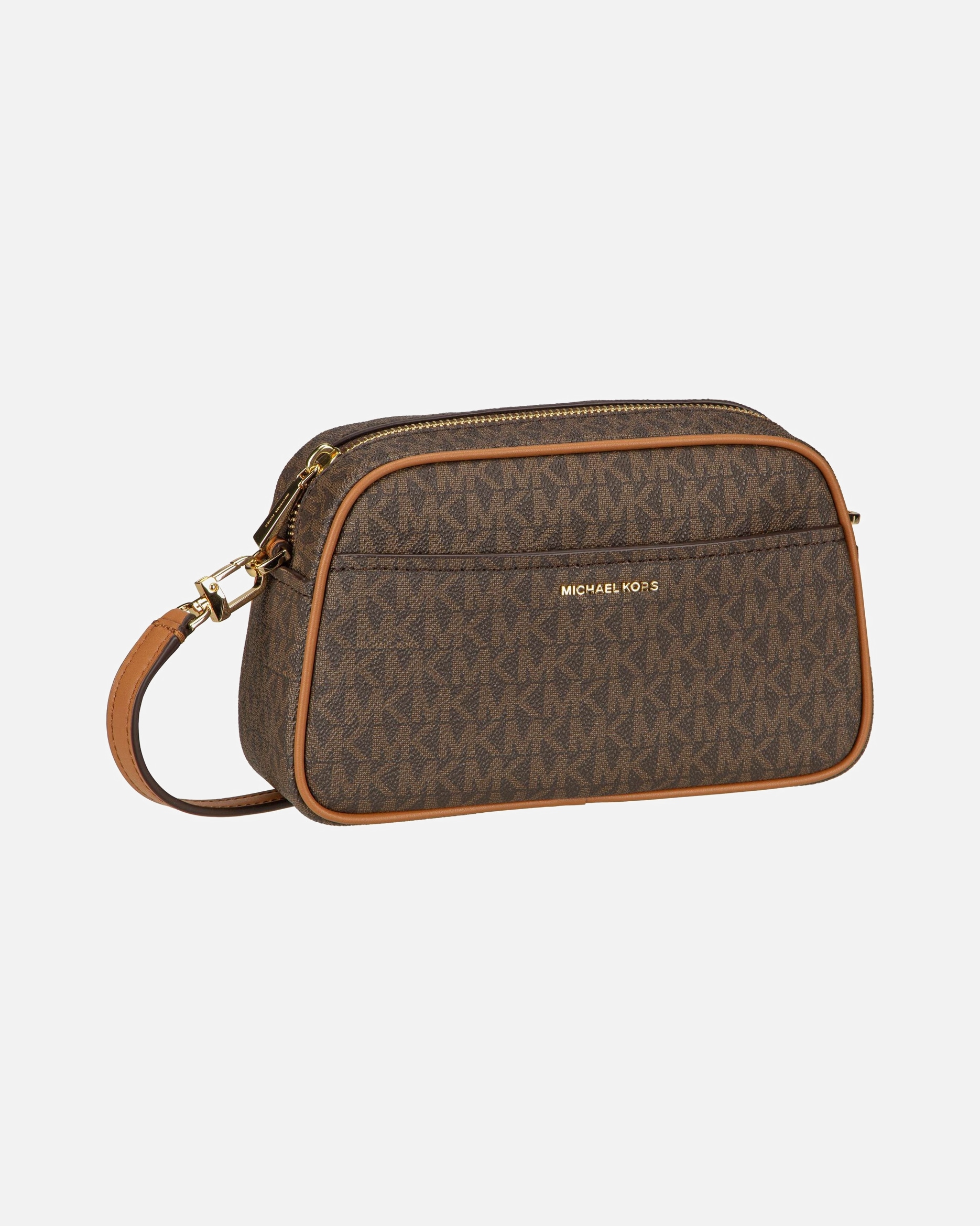 Umhängetasche für Weiblich Michael Kors Umhängetasche Jet Set SM Camera XBody MK SIG Brown/Acorn