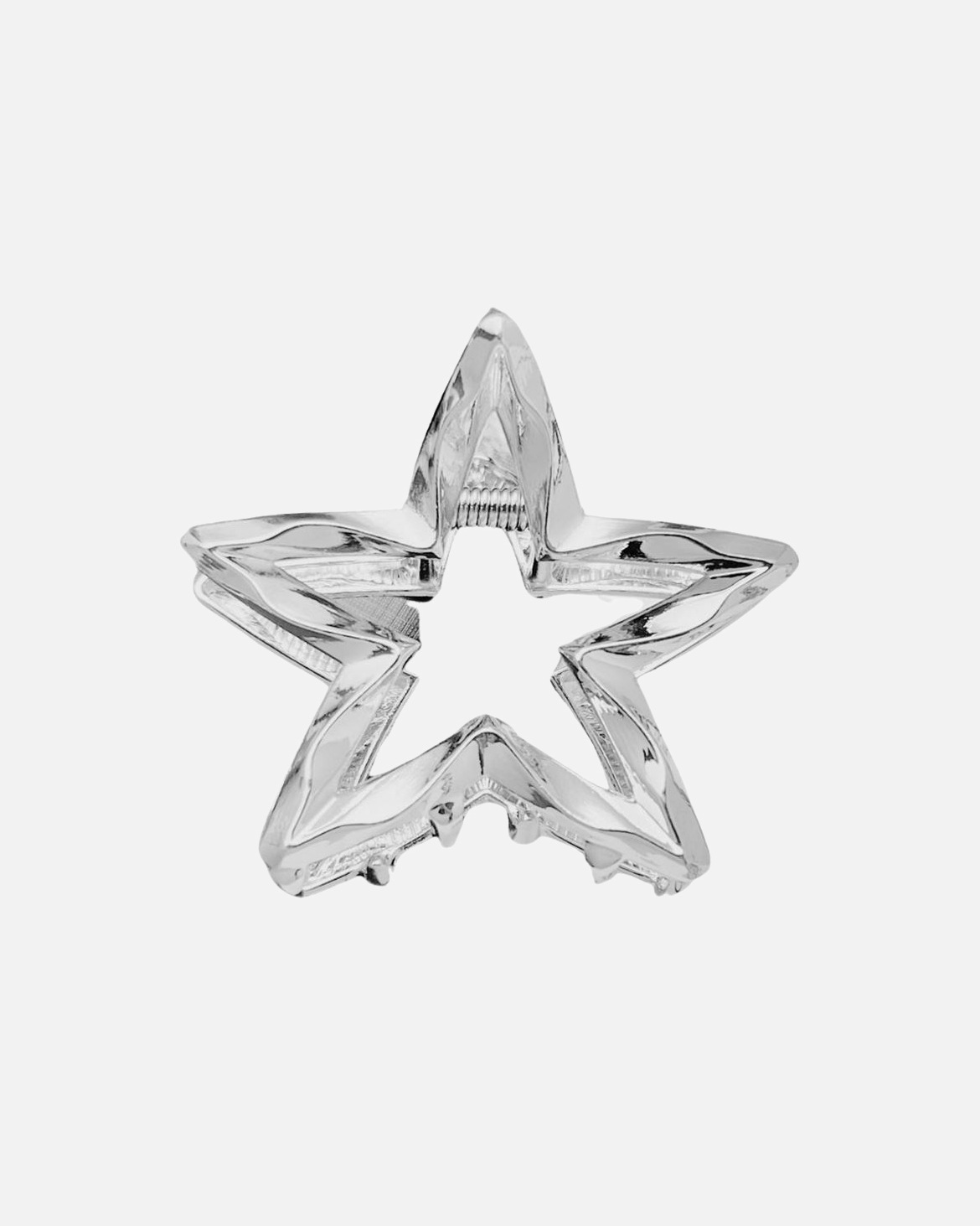 Haarklammer für Unisex SOHO Star Metall Haarklammer Silber