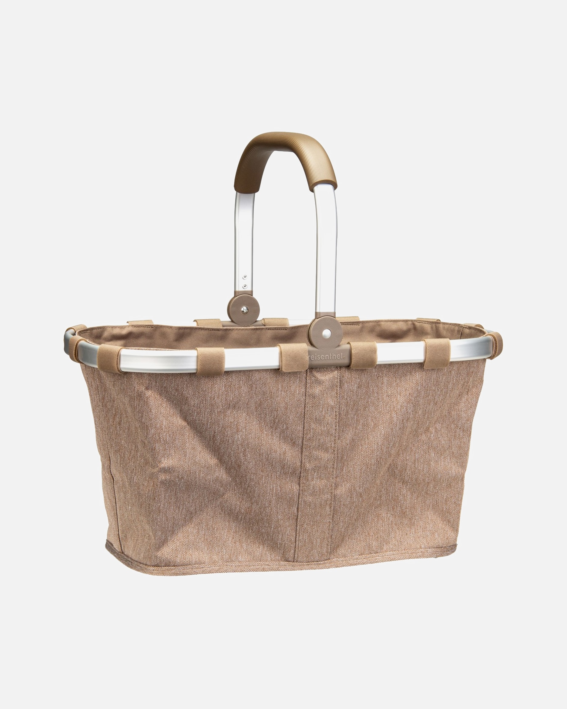 Shopper für Unisex Reisenthel Einkaufstasche carrybag frame twist Herringbone Mokka