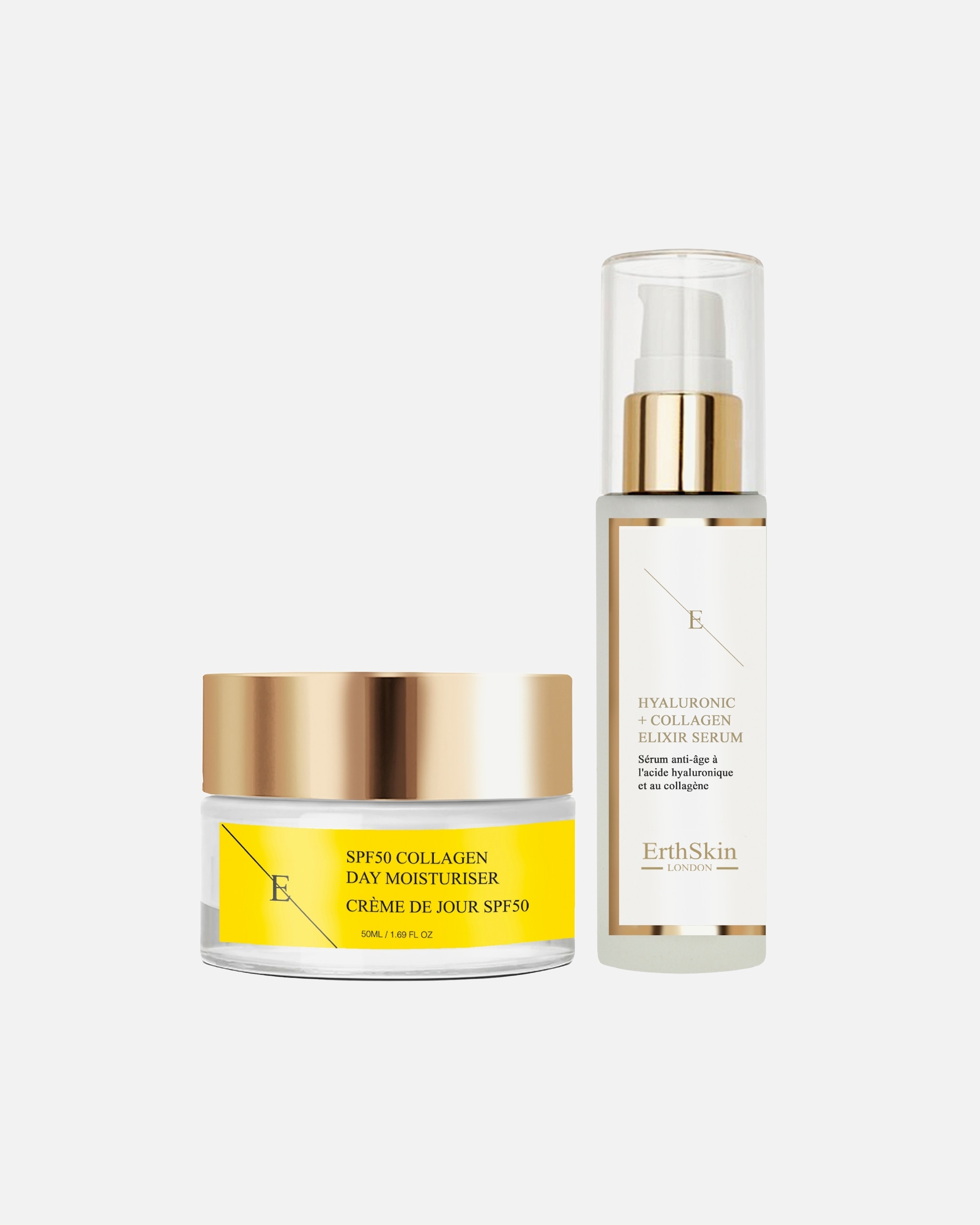 Gesichtspflegeset für Weiblich ErthSkin London SPF + Collagen Hydration Duo 1 Stück