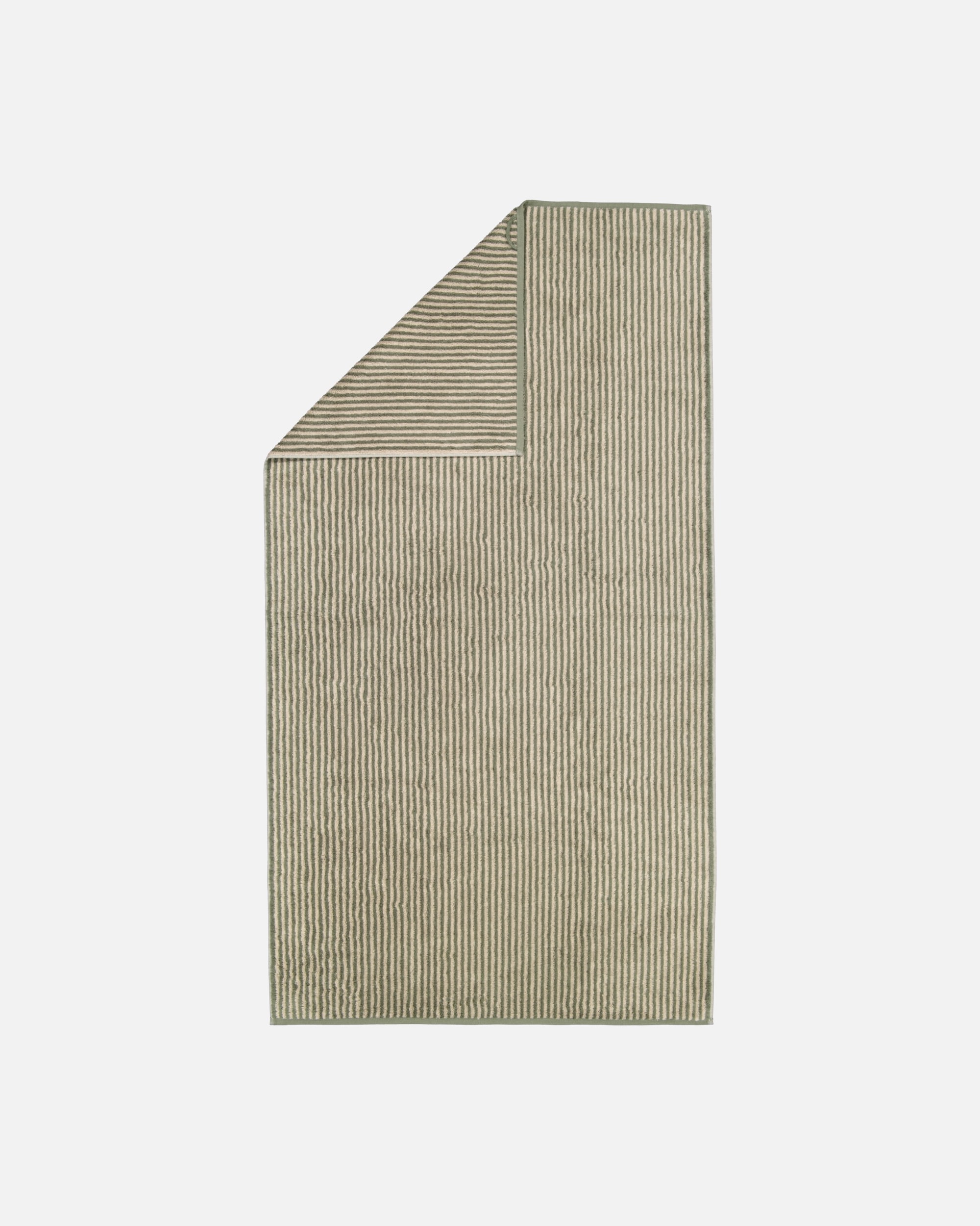 Handtuch für Unisex Cawö Cawö Handtücher Two-Tone Stripes 480 field - 34 Duschtuch 80x150 cm