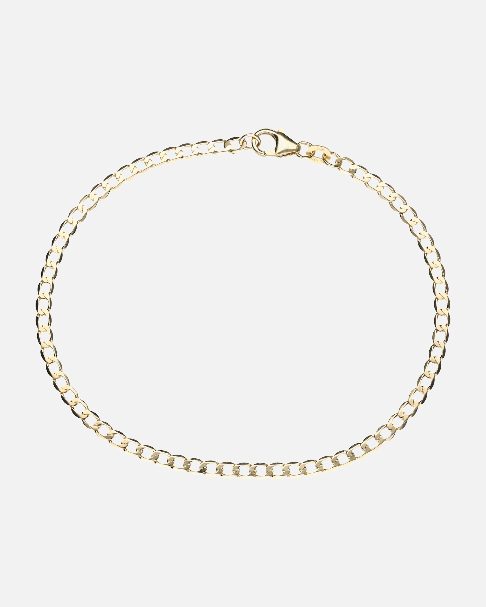 Armband für Weiblich Luigi Merano Armband Panzerkette, massiv, Gold 585 19 cm