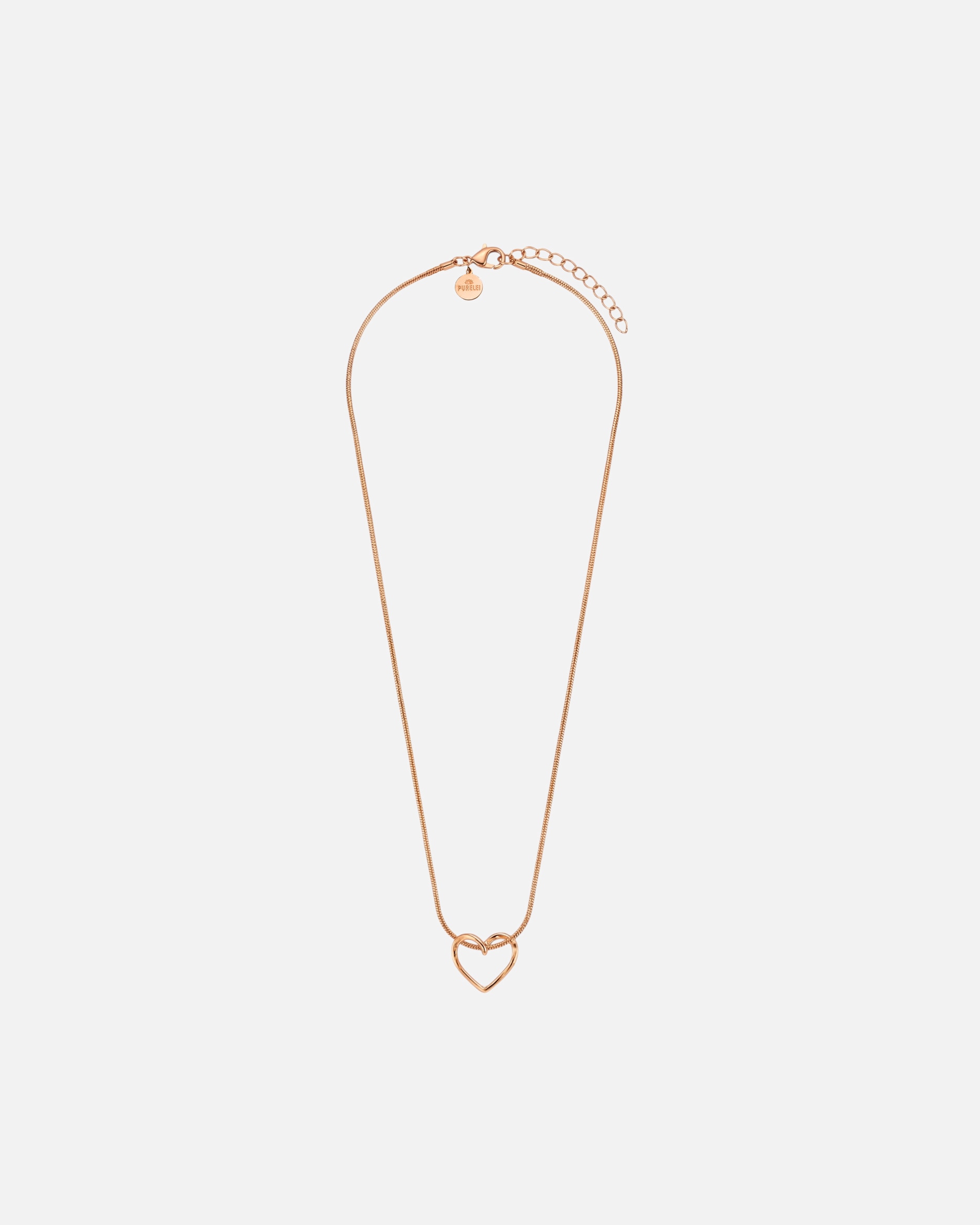 Halskette für Unisex Purelei Hearts Of Love Kette 100% Edelstahl Rosegold