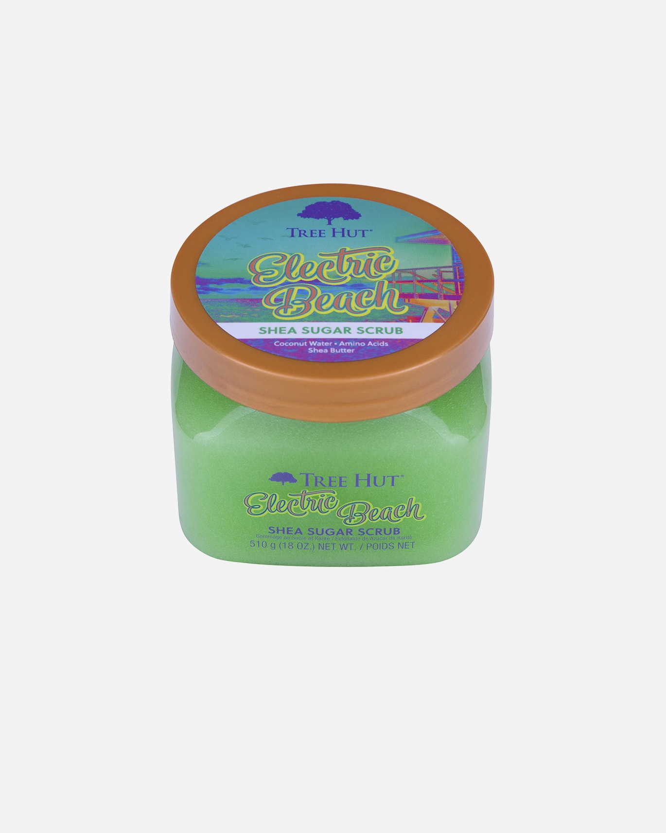 Körperpeeling für Unisex Tree Hut Elektrisches Strand-Zuckerpeeling 510 gr