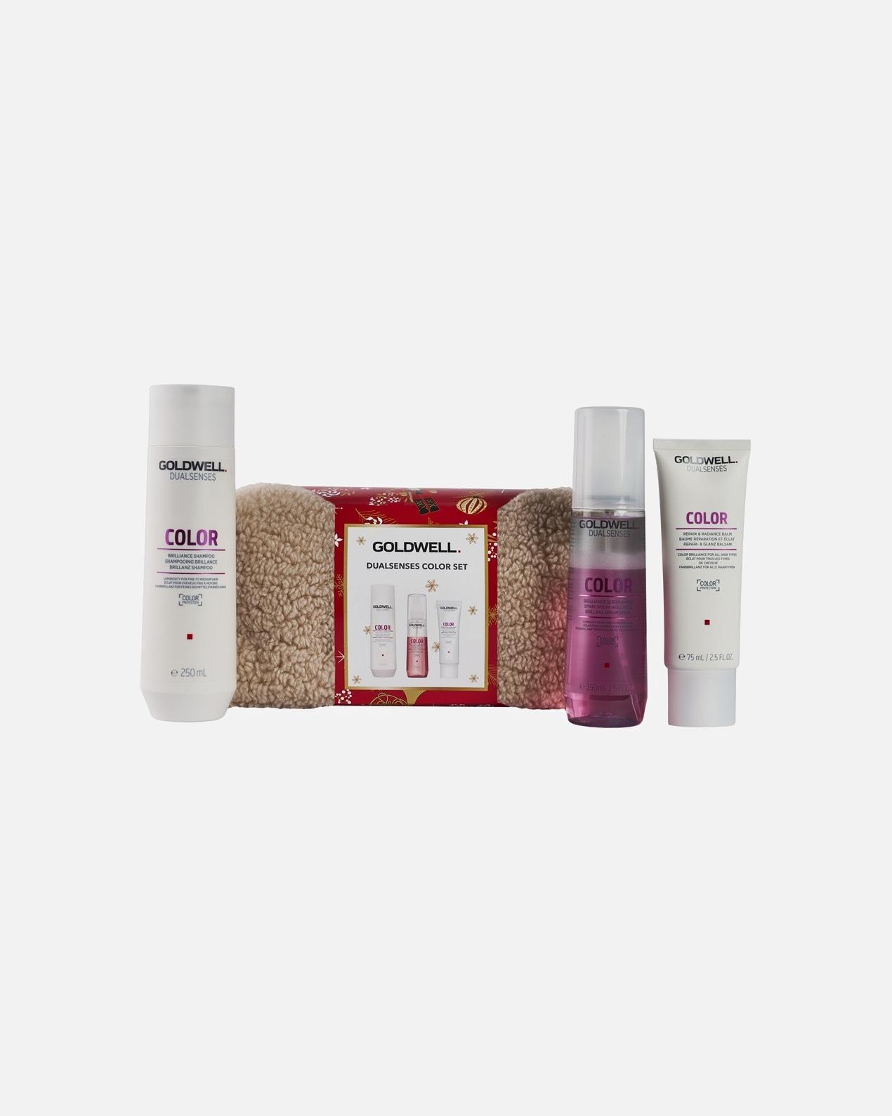 Haarpflegeset für Weiblich Goldwell Color Brillance X-Mas Set 2025 1 Stück