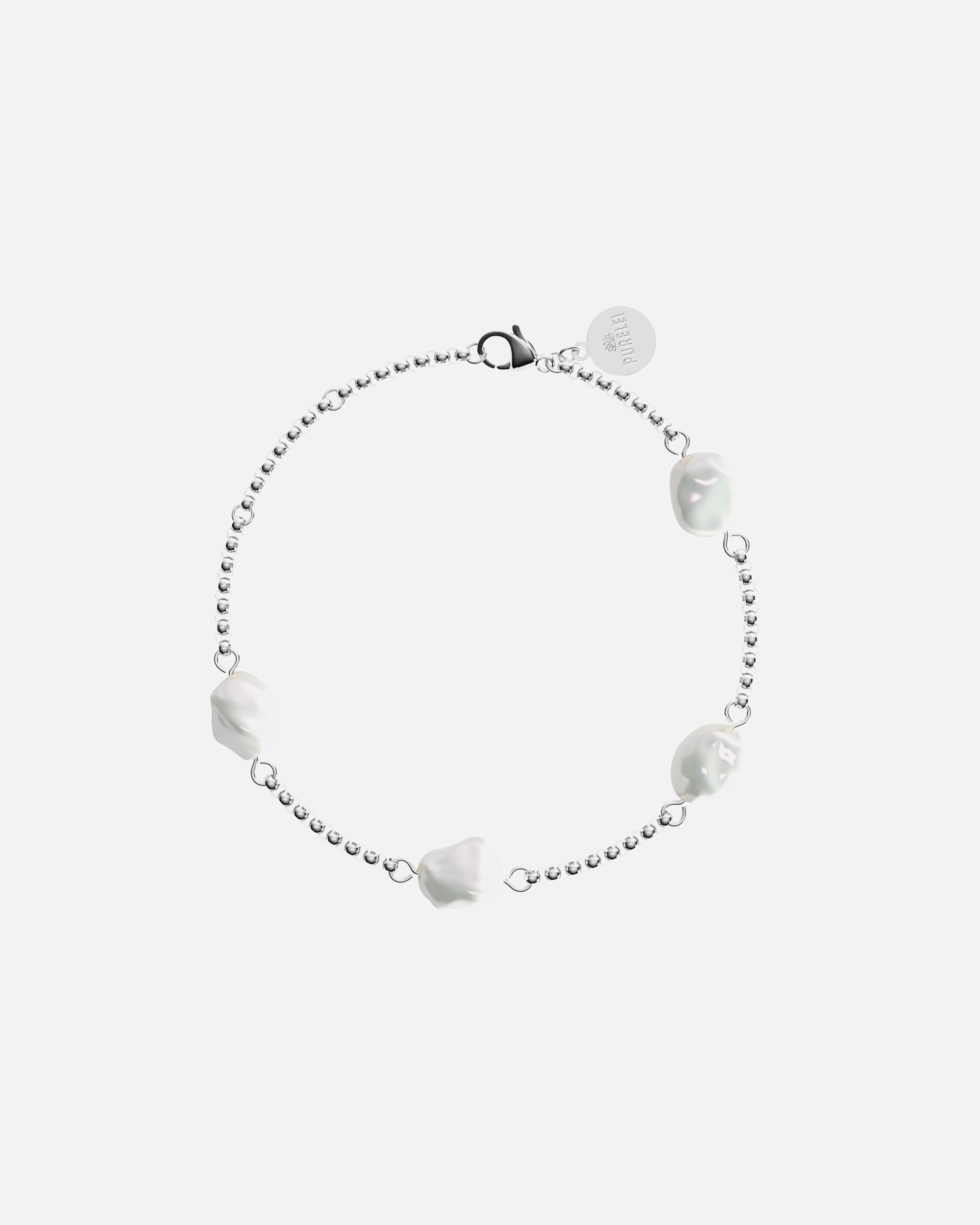 Armband für Weiblich Purelei Malahi Armband 100% Edelstahl Silber