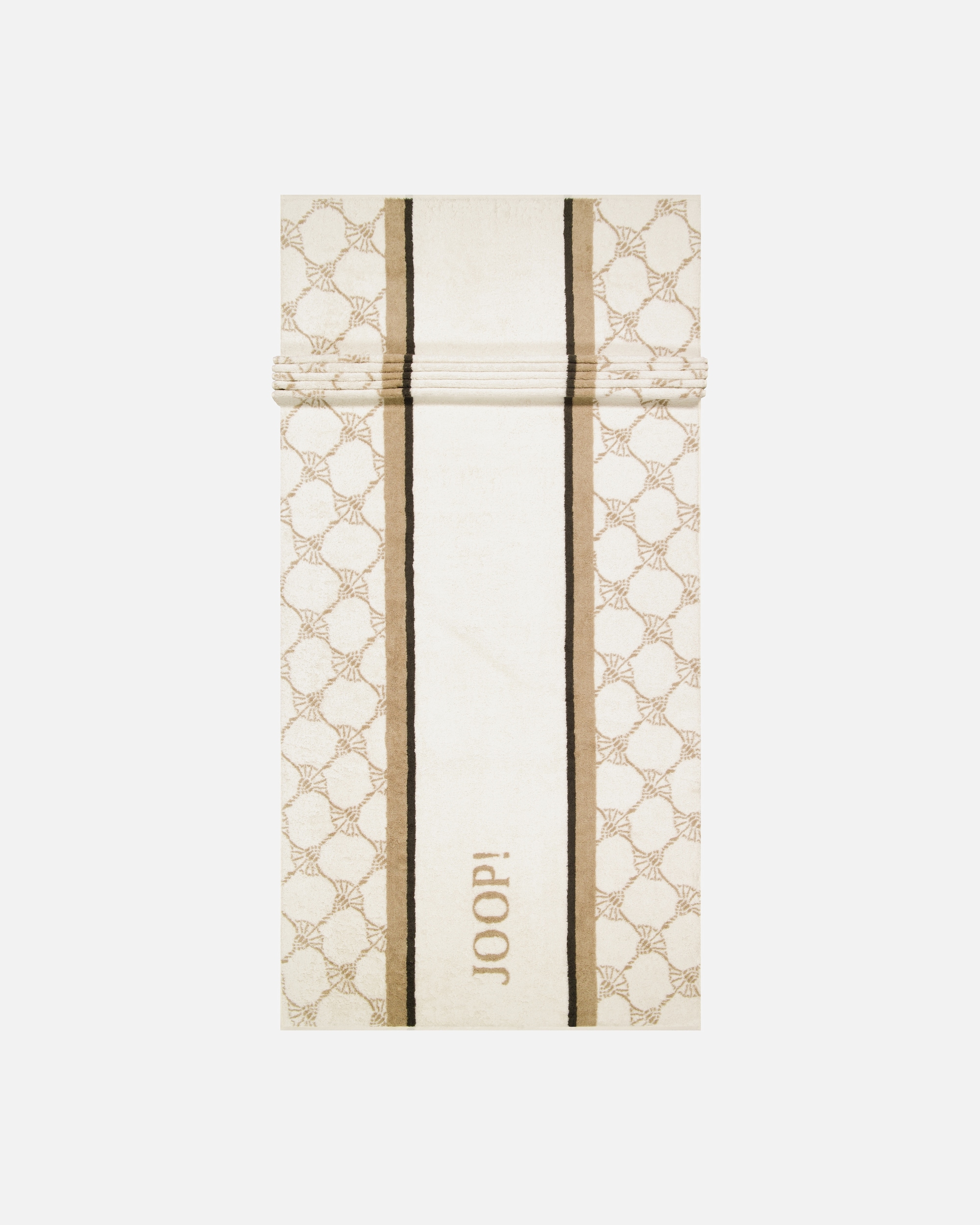Handtuch für Unisex JOOP! JOOP! Handtücher Sauna Stripes 1718 Natur - 37 Saunatuch 80x200 cm