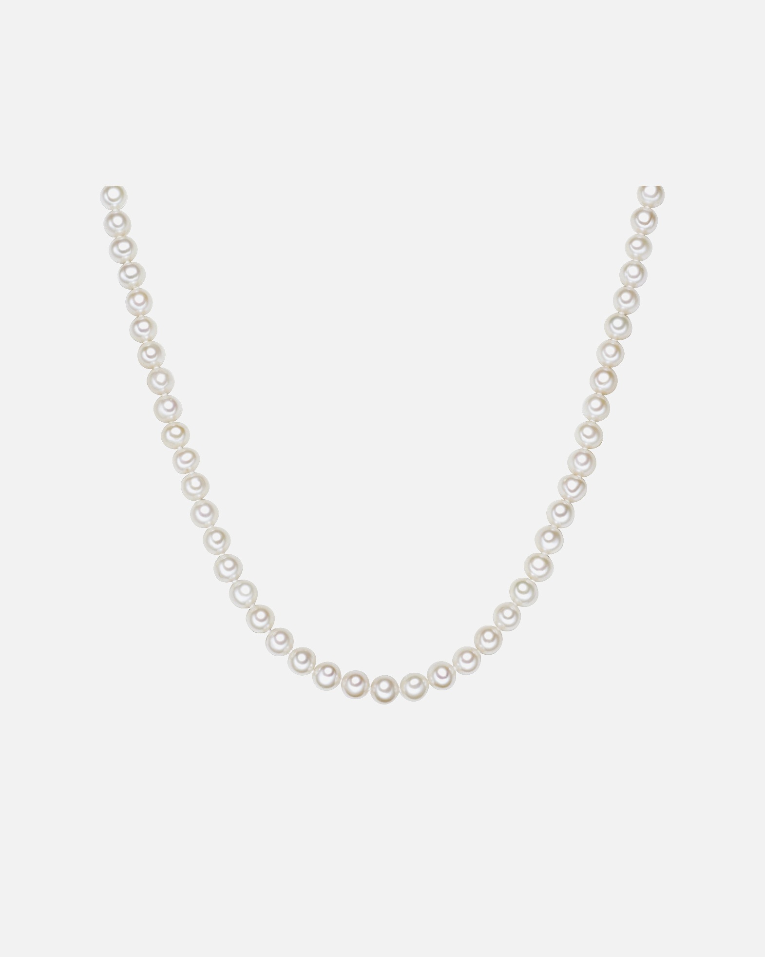 Halskette für Weiblich Valero Pearls Halskette aus Sterling Silber in silber mit Süßwasser-Zuchtperle 1 Stück