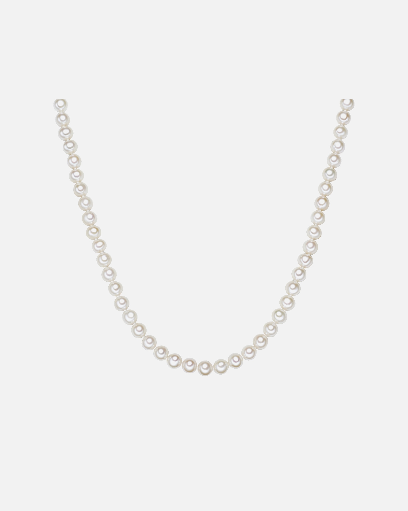 Halskette für Weiblich Valero Pearls Halskette aus Sterling Silber in silber mit Süßwasser-Zuchtperle 1 Stück