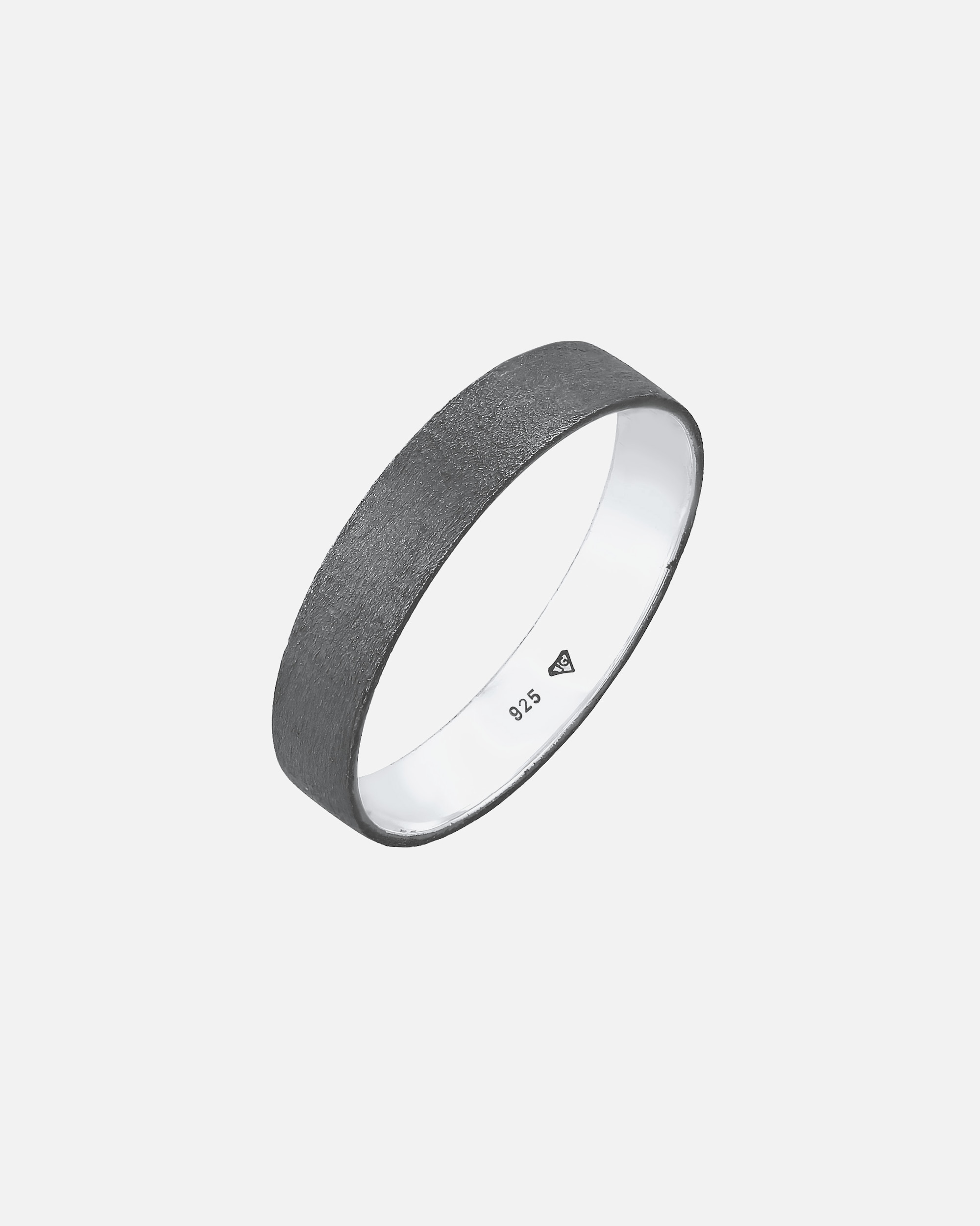 Ring für Männlich KUZZOI Bandring Herrenring Freundschaftsring 925 Silber 54