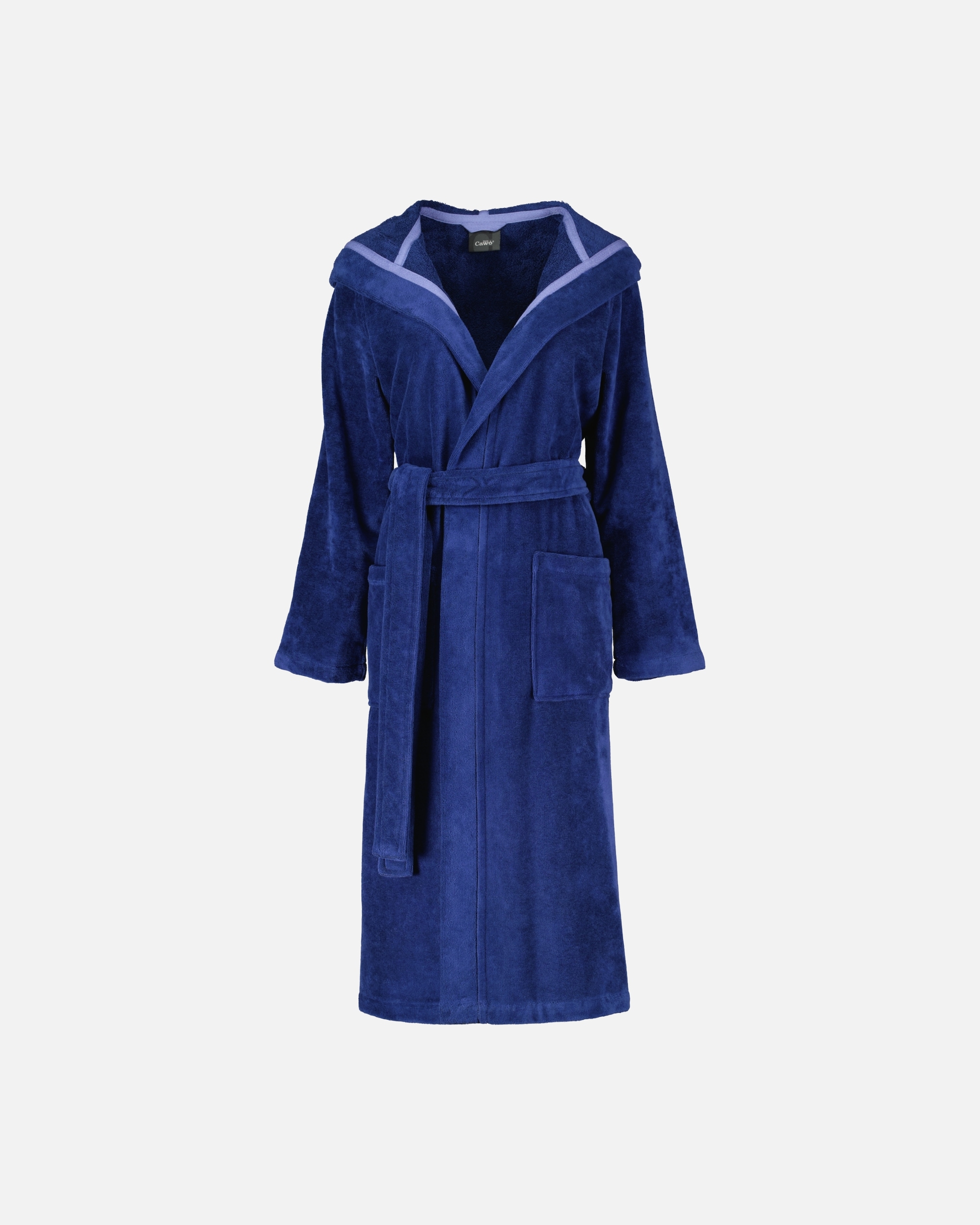 Bademantel für Weiblich Cawö Cawö Bademäntel Damen Kapuze Cawö Home 825 blau - 11 L