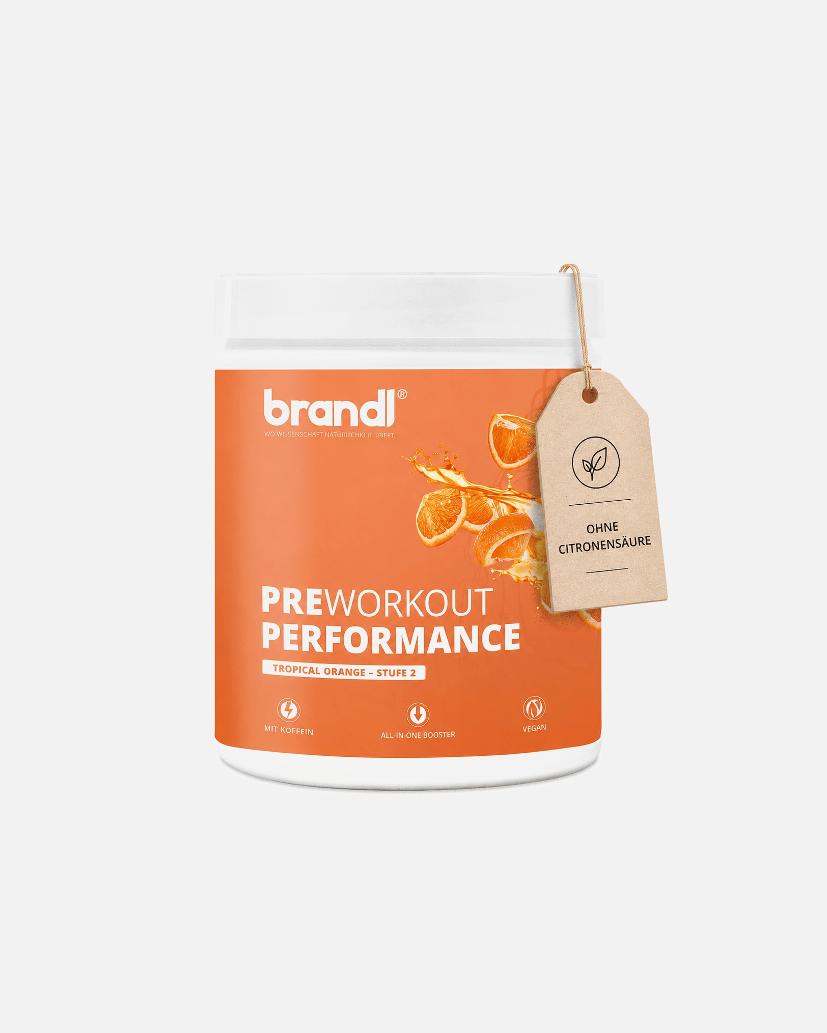 Protein & Shakes für Unisex Brandl Nutrition Pre-Workout Booster 2.0 | Stufe 2 Stufe 2 1000g
