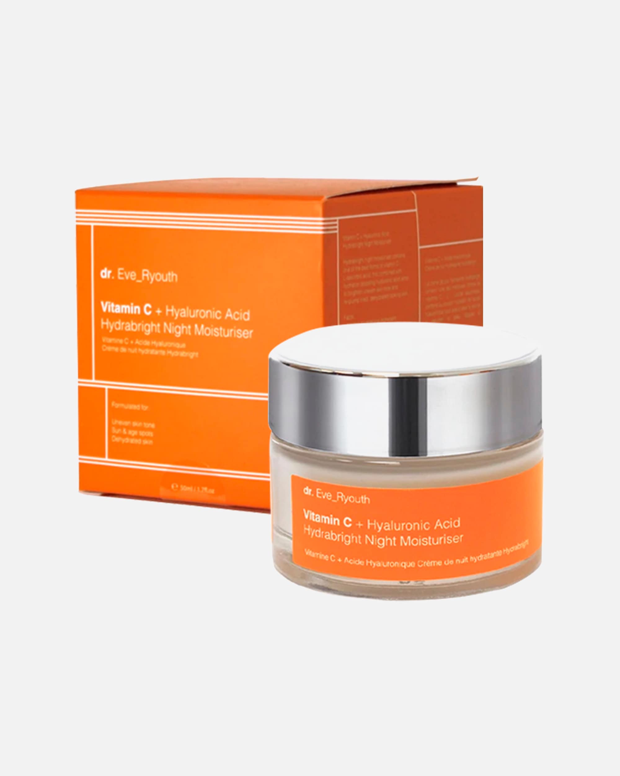 Nachtcreme für Weiblich Dr. Eve_Ryouth Vitamin C + Hyaluronsäure Hydrabright Nachtcreme 1 Stück