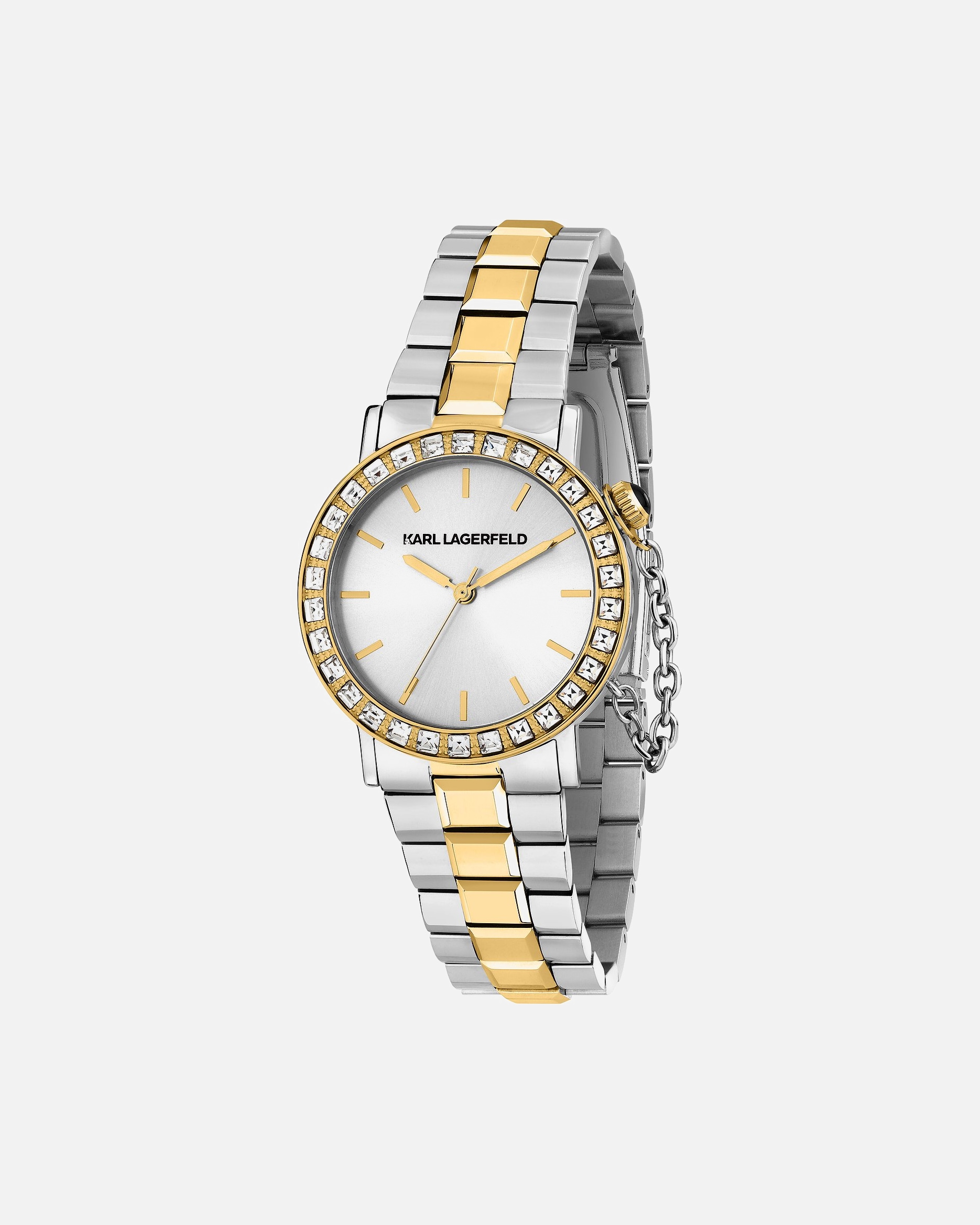 Uhr für Weiblich Karl Lagerfeld Damenuhr Edelstahl bicolor