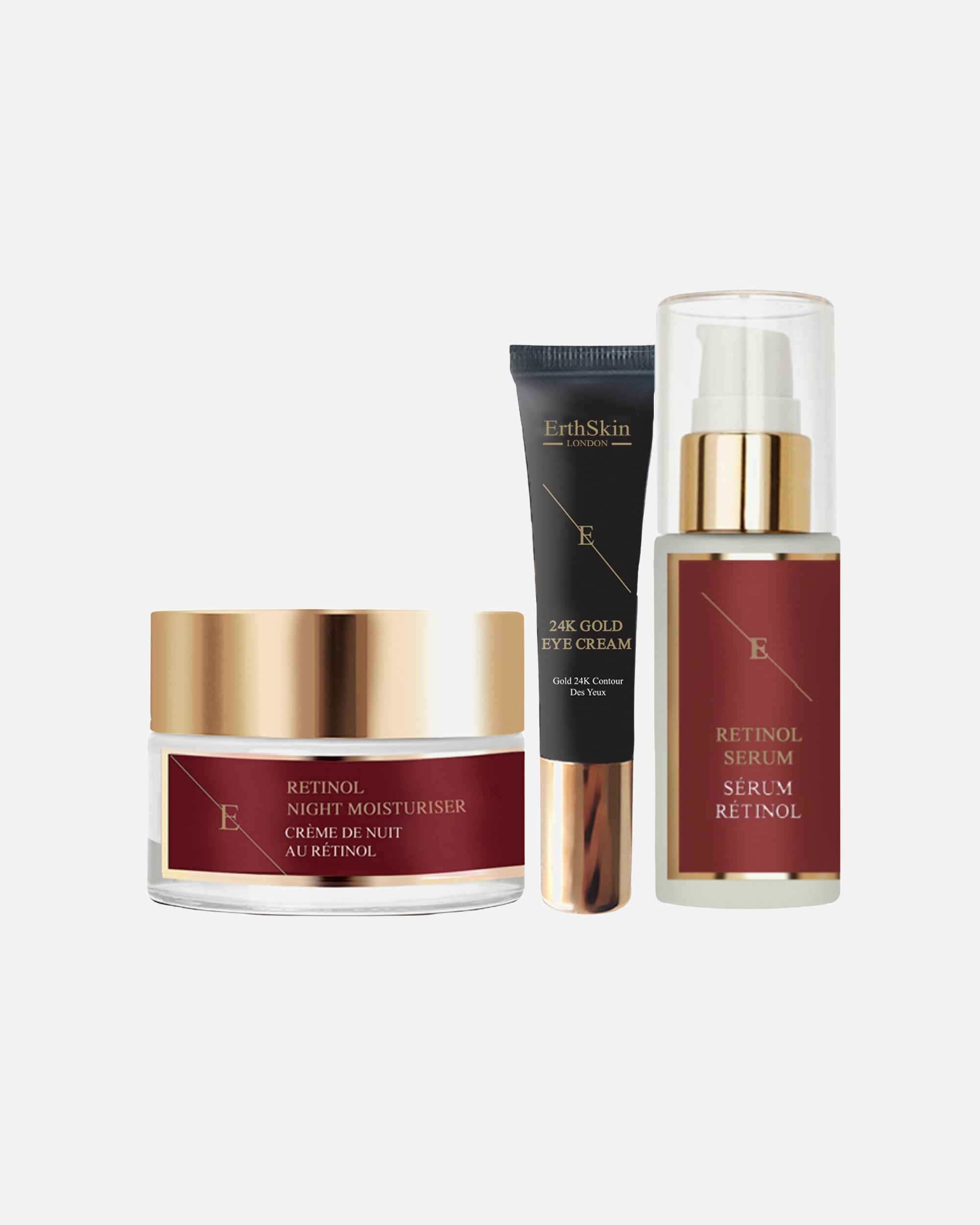 Gesichtspflegeset für Weiblich ErthSkin London Pro Retinol Gold Augenset 1 Stück