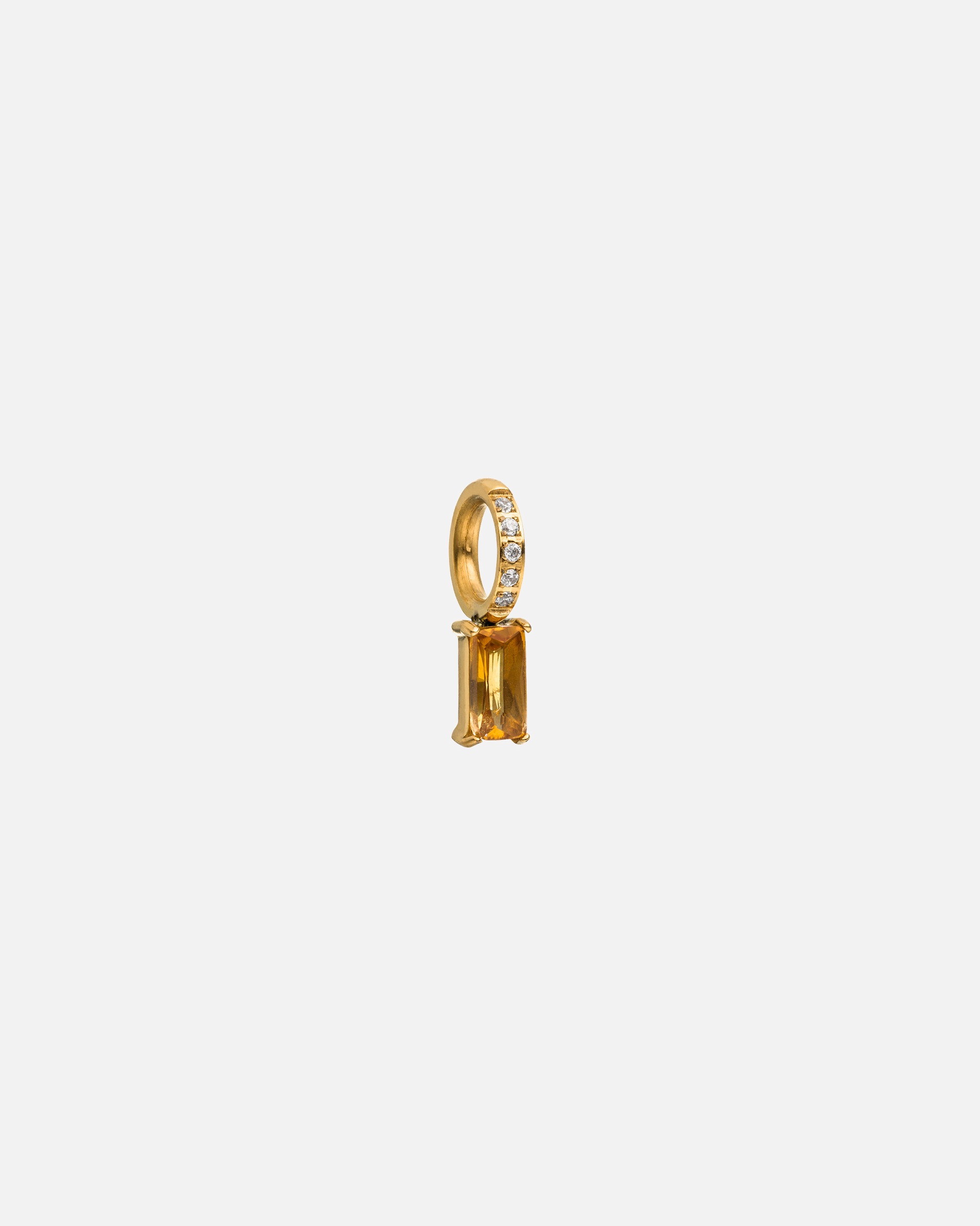 Schmuckanhänger für Unisex Purelei Geburtsstein November Citrin Charm 100% Edelstahl Gold