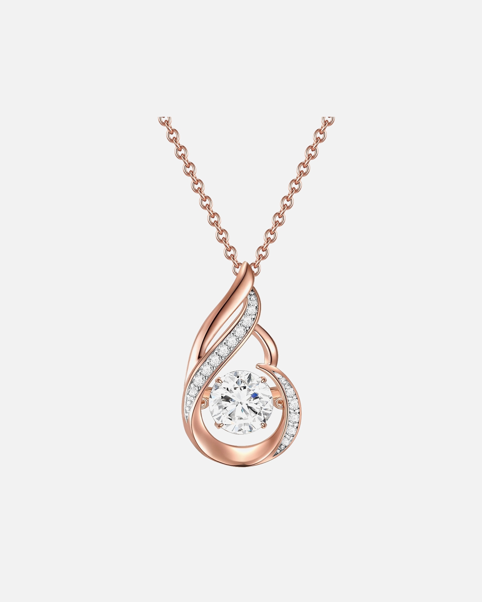 Halskette für Weiblich Rafaela Donata Kette mit Anhänger Rosévergoldet 1 Stück
